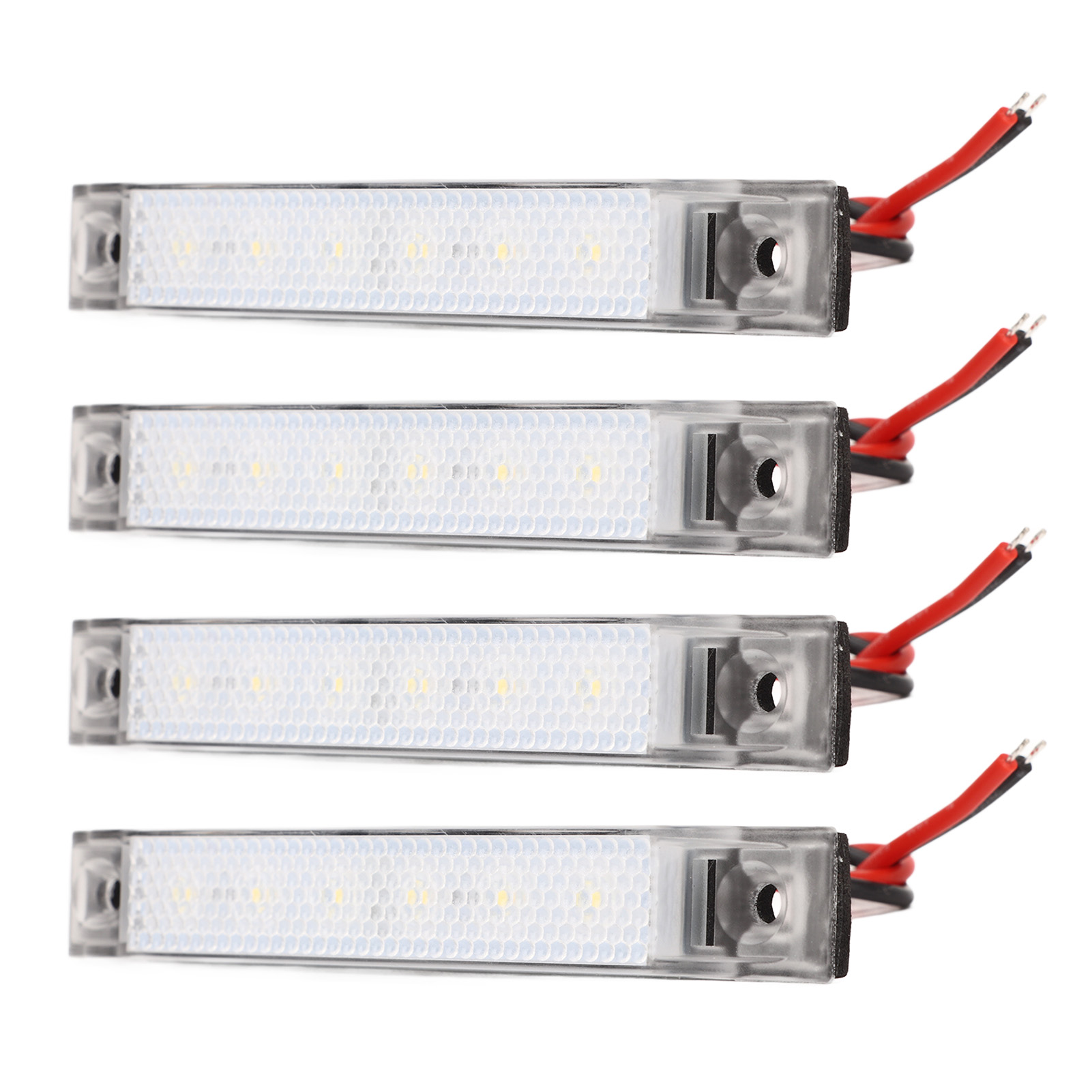 4 Stück 6-led-seitenmarkierungsleuchten 12v Navigationslichtleiste Für Yacht, Kajak, Bootsanhänger, Wohnmobil, Bus, Reisemobil