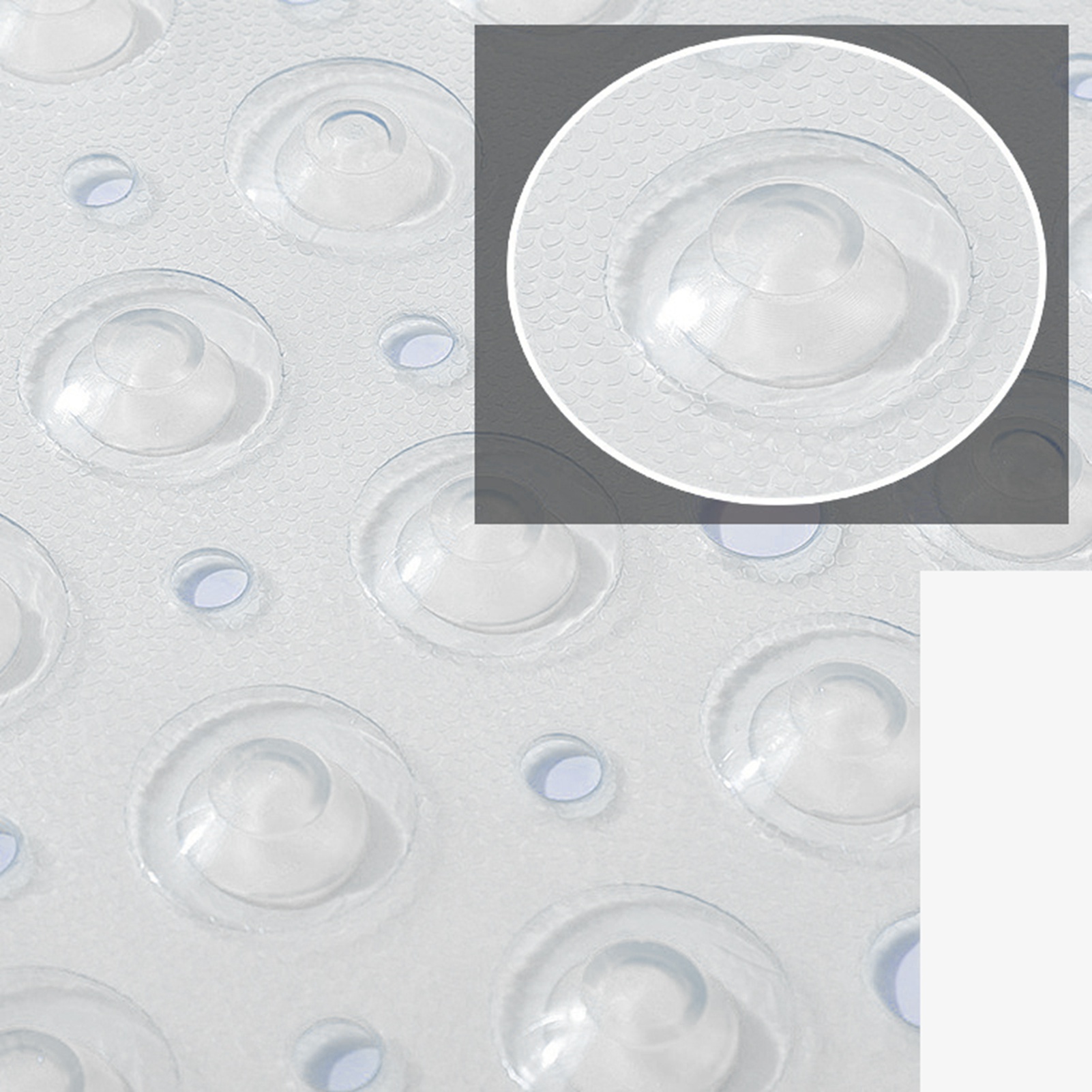 Duschmatte 40 X 100 Cm, Pvc, Rutschfest, Mit Saugnäpfen, Weiß