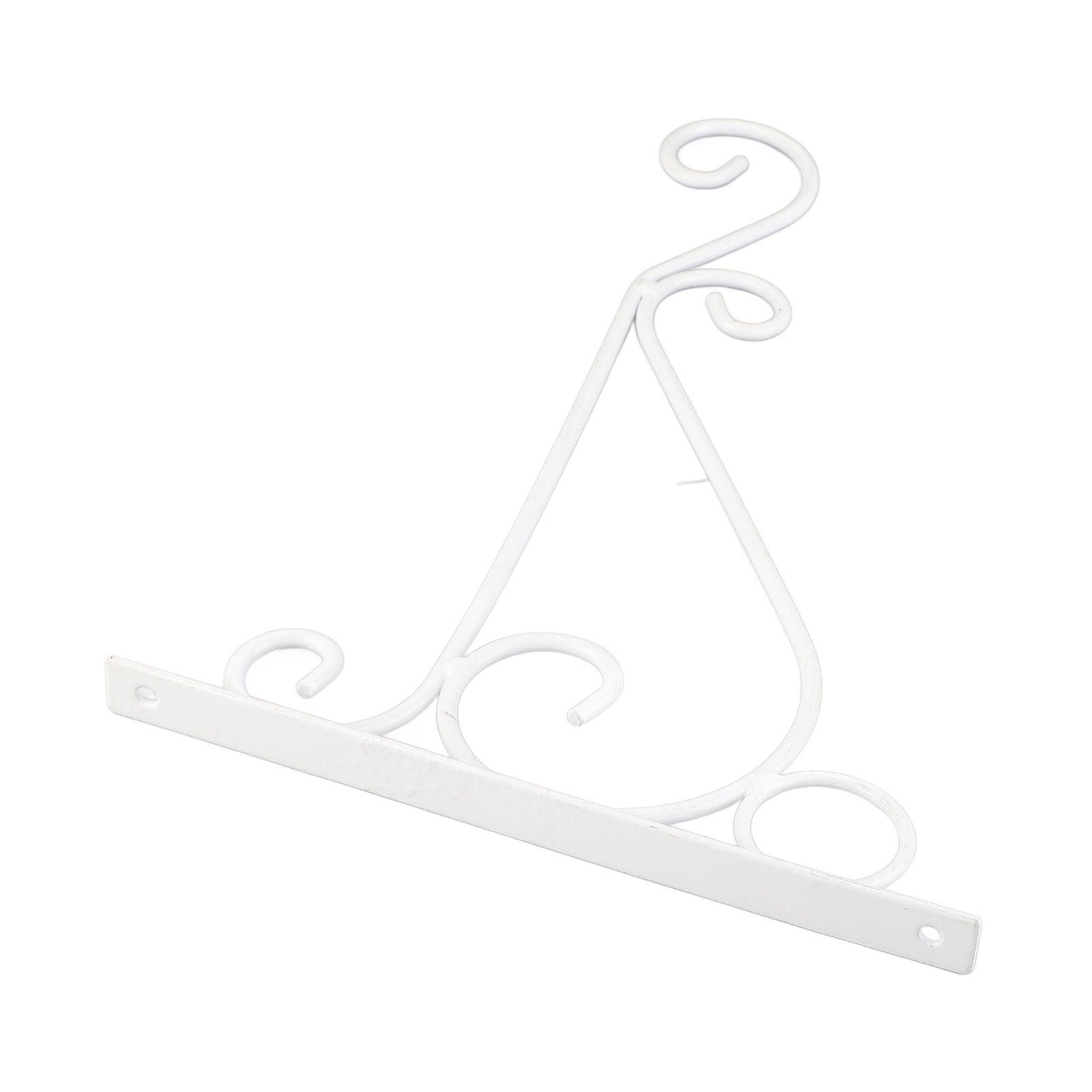 2 Stück Pflanzenhänger-halterung Aus Aluminiumlegierung Zur Wandmontage, Weiß, 20,5 X 30 Cm / 8,07 X 11,81 Zoll