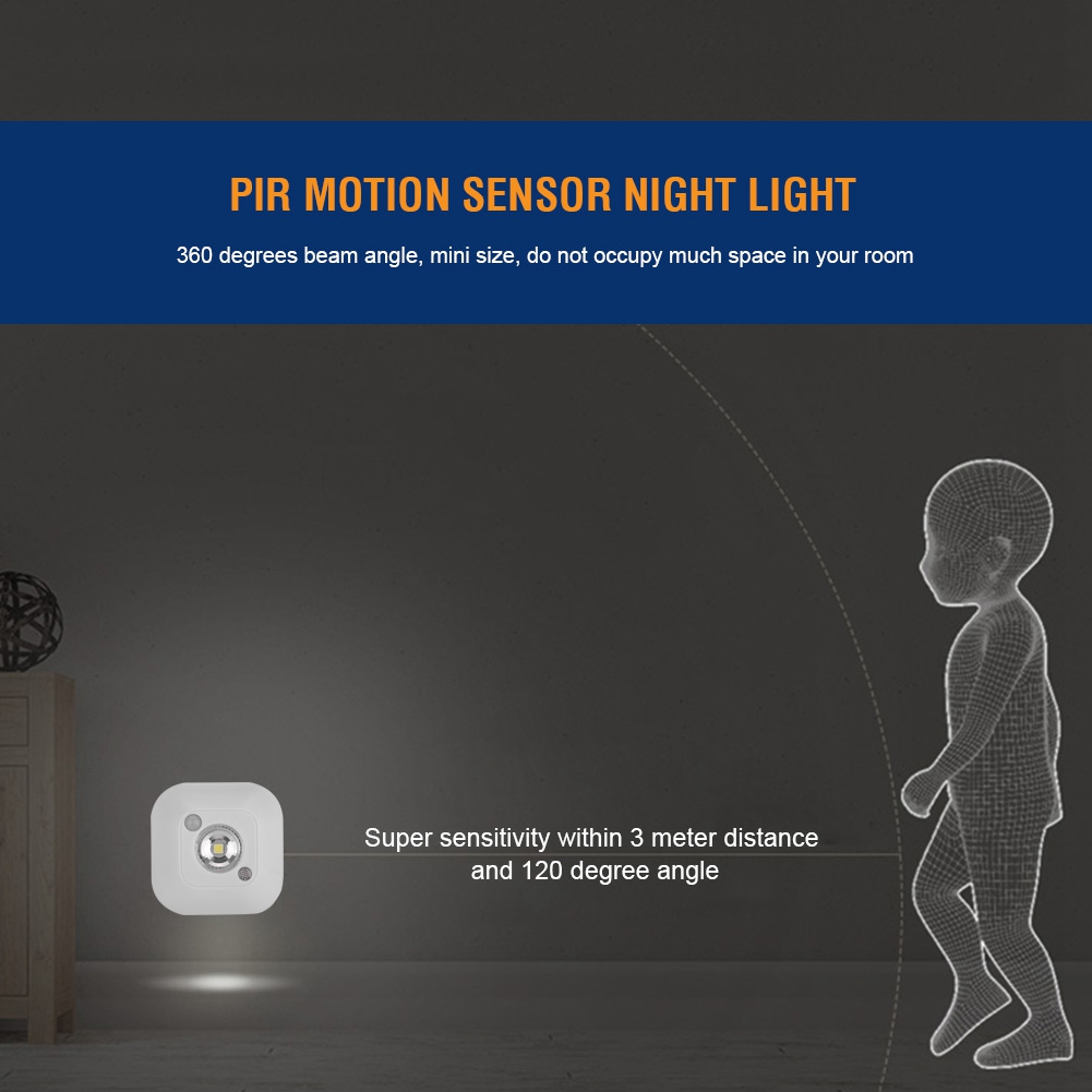 Kabellose Led-lampe Mit Infrarot-bewegungsmelder, Schrank- Und Garderobenbeleuchtung, Weiß, Batteriebetrieben, Kompakt Und Autark.