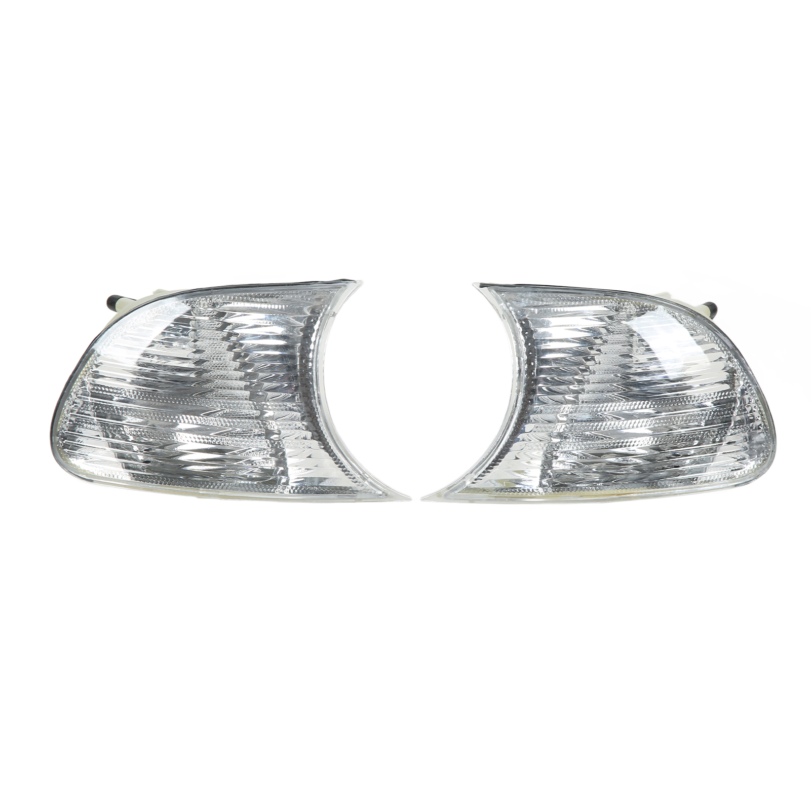 Linke Und Rechte Vordere Blinker, Klare Gläser, Passend Für Bmw 3er E46 Coupé (1998–2001), Weiß, Teilenummer 63126904307 63126904308