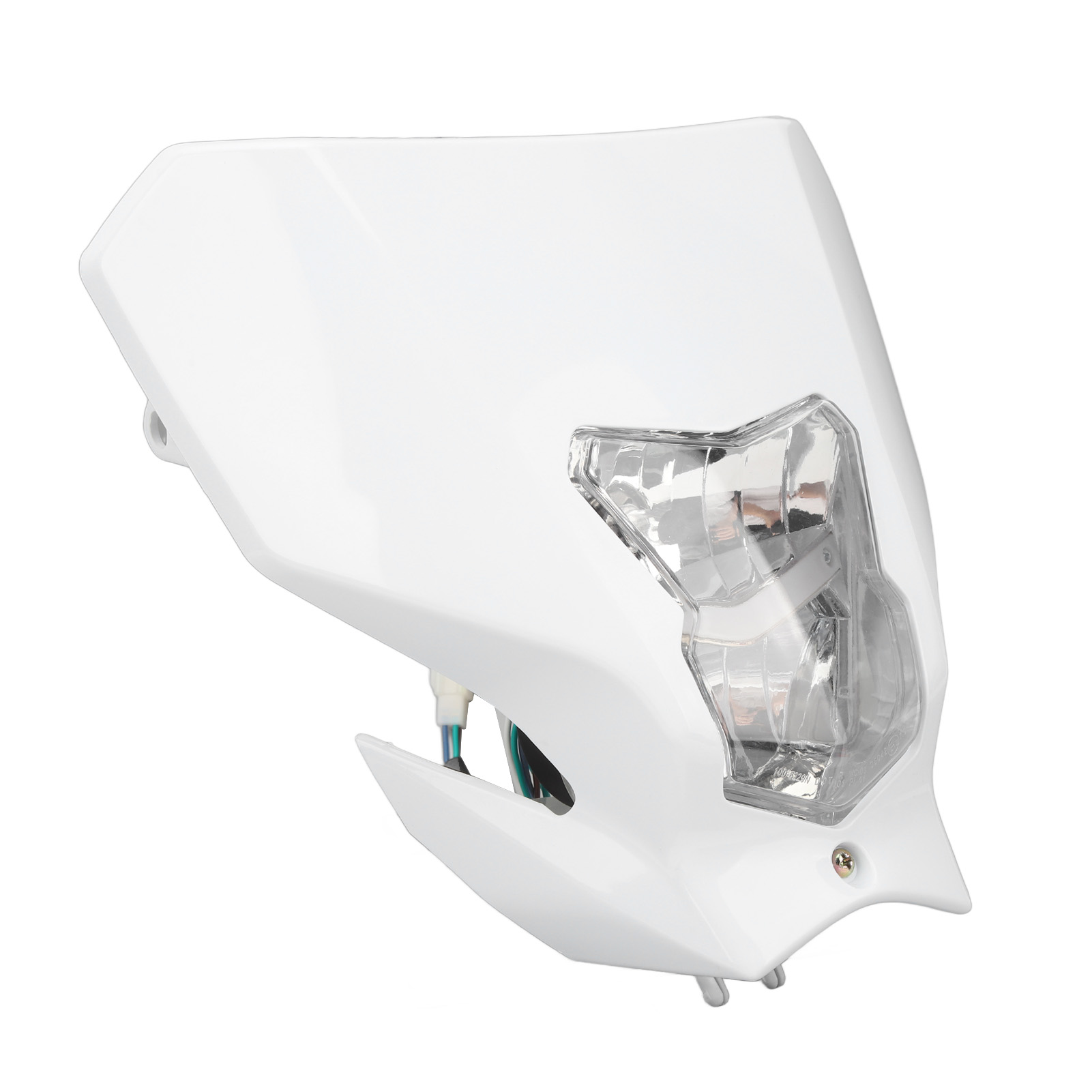 12-v-motorradscheinwerfer, Hohe Helligkeit, Multifunktional, Verstellbar, Wasserdicht, Frontscheinwerfer Für Crf450l Und Crf450xr, Weiß