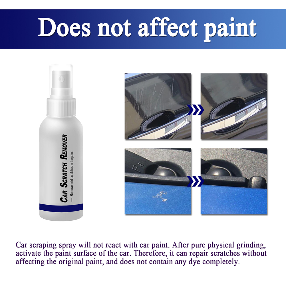 100 Ml Nano-antikratzspray Für Autos, Entferner Von Mikrokratzern, Karosserieauffrischer, Schnellformel, Autoreparaturset, Glänzendes Finish.