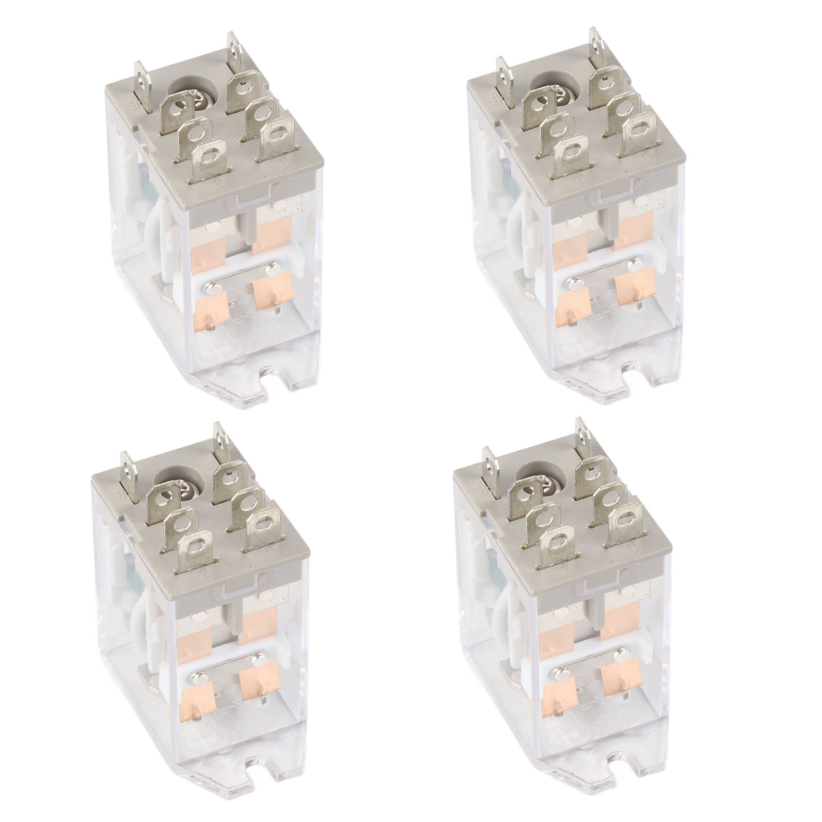 220-v-wasserdichtes Elektromagnetisches Relais, 4 Stück, Vielseitiges Thermoplastisches Gehäuse, Ideal Für Garagentore Und Automatisierungssysteme