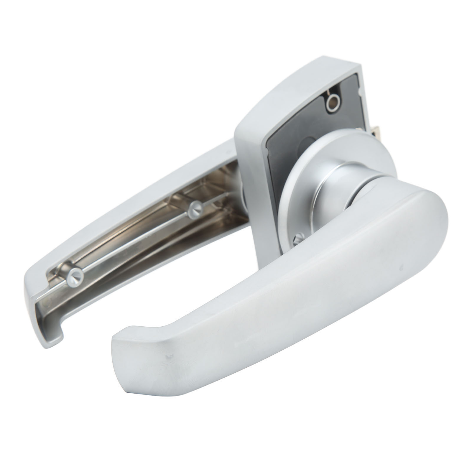 Türgriff Mit Hebelmechanismus Aus Aluminiumlegierung, Eingangsschloss Für 15-20 Mm Dicke Türen, Ideal Für Wohnmobile Und Boote