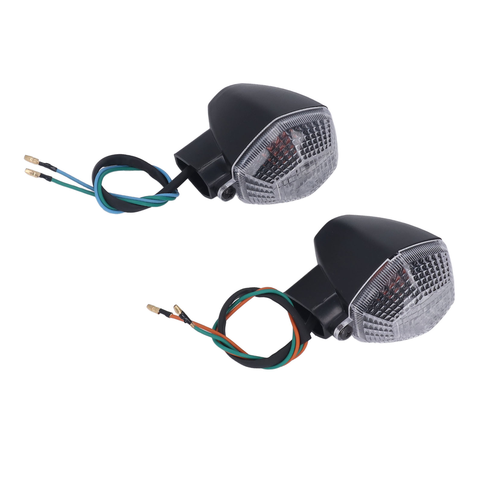 Linke Und Rechte Vordere Blinker Für Suzuki Dl 1000 V-strom 650, Weiße Led-lampen, Ersatzblinker, Paar (2 Stück), Motorradkompatibel.