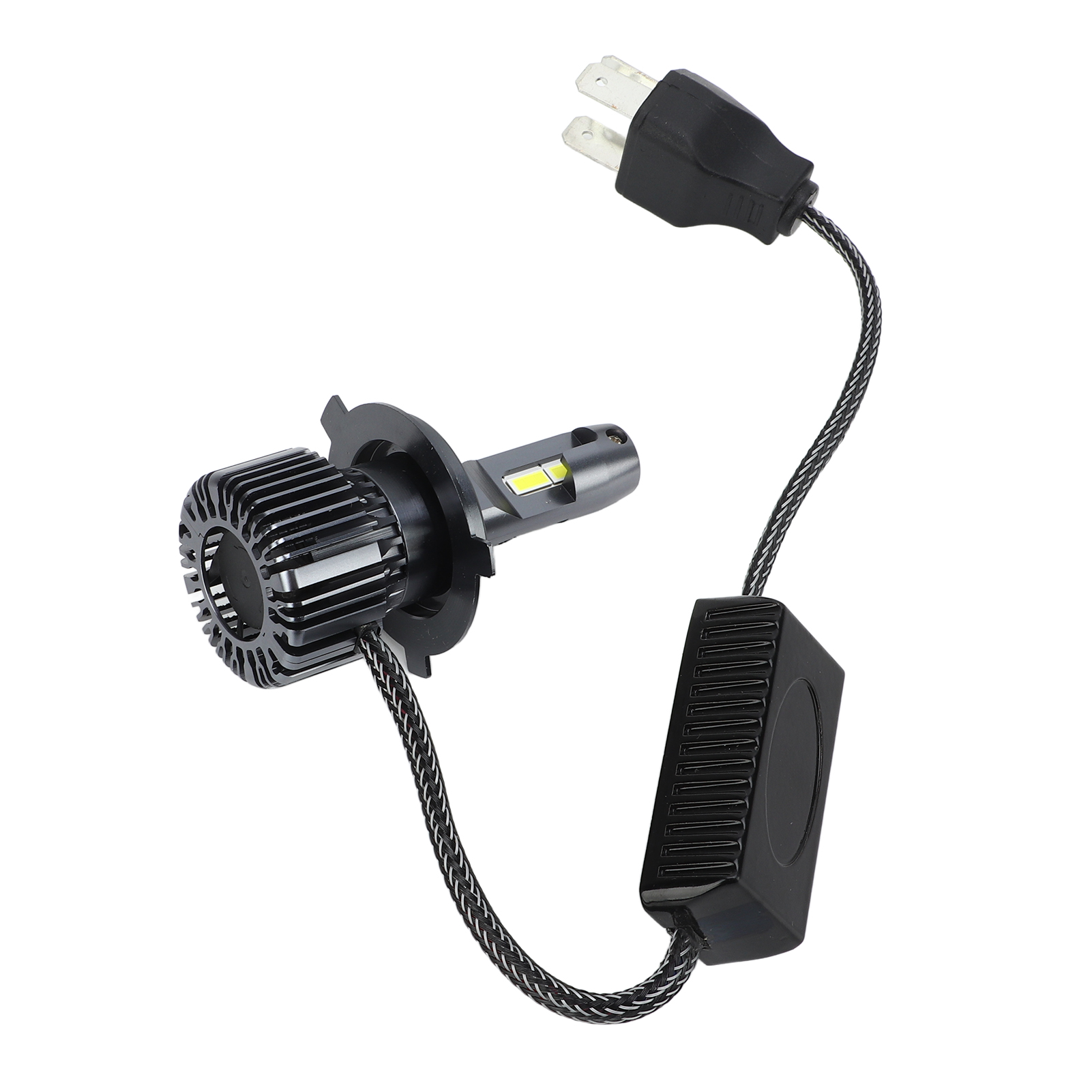 H4 55w 5500lm Ultrahelle Led-motorradscheinwerferlampe, Kaltweißes Universallicht Für Motorräder Und Elektroroller