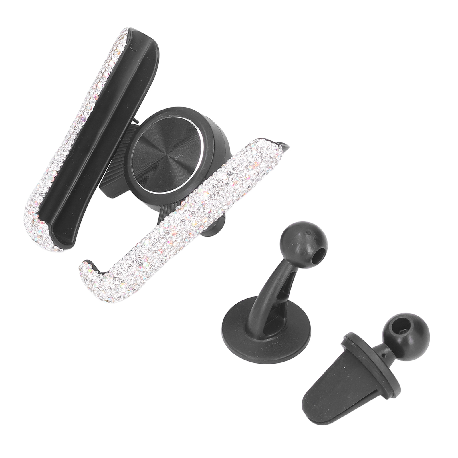 Weißer Autohandyhalter, Universelle, Verstellbare Smartphone-halterung Für Das Armaturenbrett, Tragbare Halterung Für Frauen, Robuster Autohandyhalter.