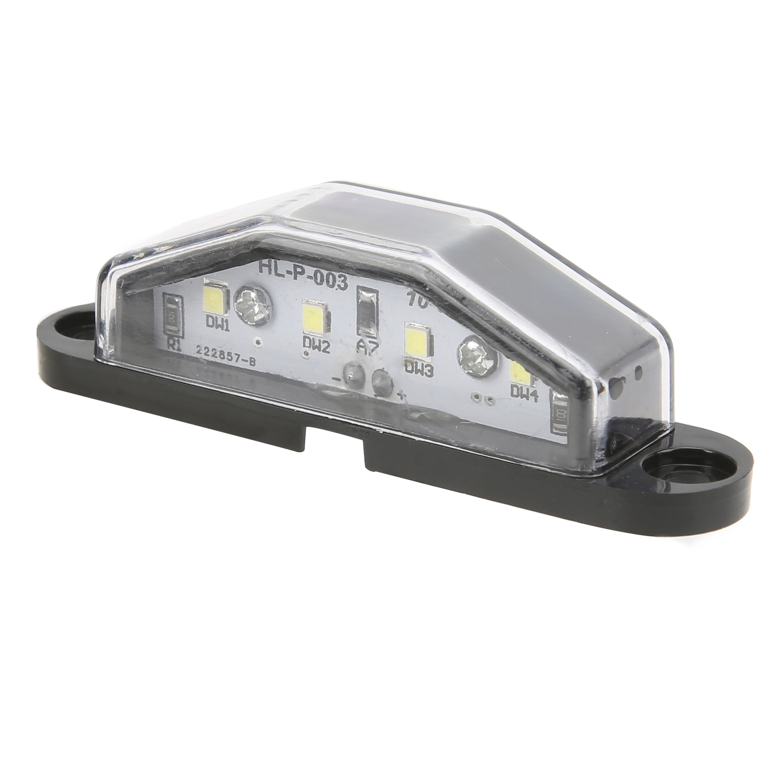 Led-kennzeichenbeleuchtung Mit 4 Leuchten, 10–30 V, Ip67 Wasserdicht, Robuste Lampe Für Anhänger, Wohnmobile, Lieferwagen Und Lkw