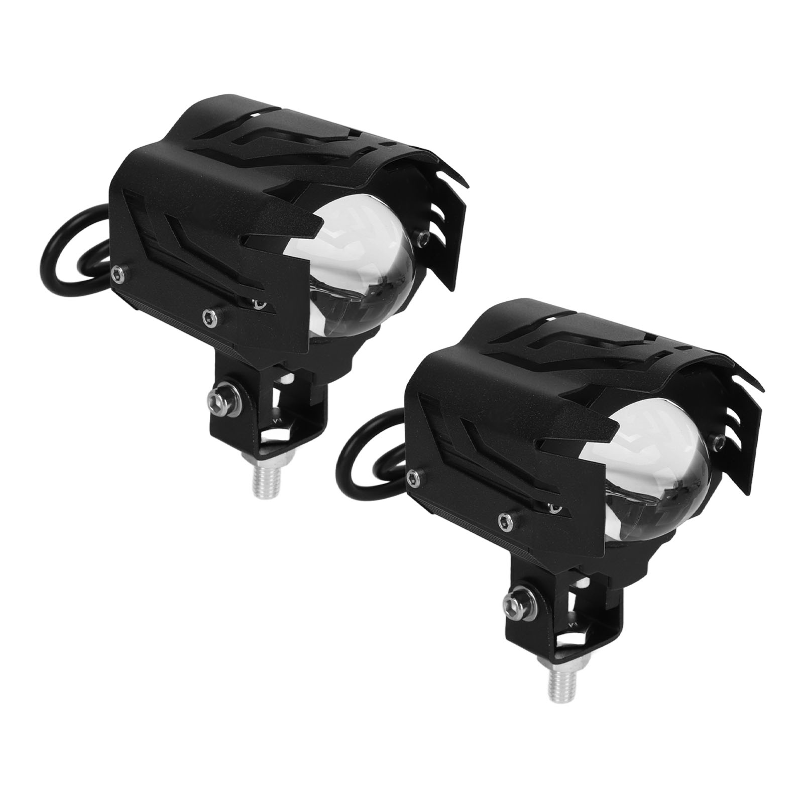 Pha Led Motorradscheinwerfer 12-85v 60w, 2er-set, Zweifarbig, Leistungsstarke Außenscheinwerfer