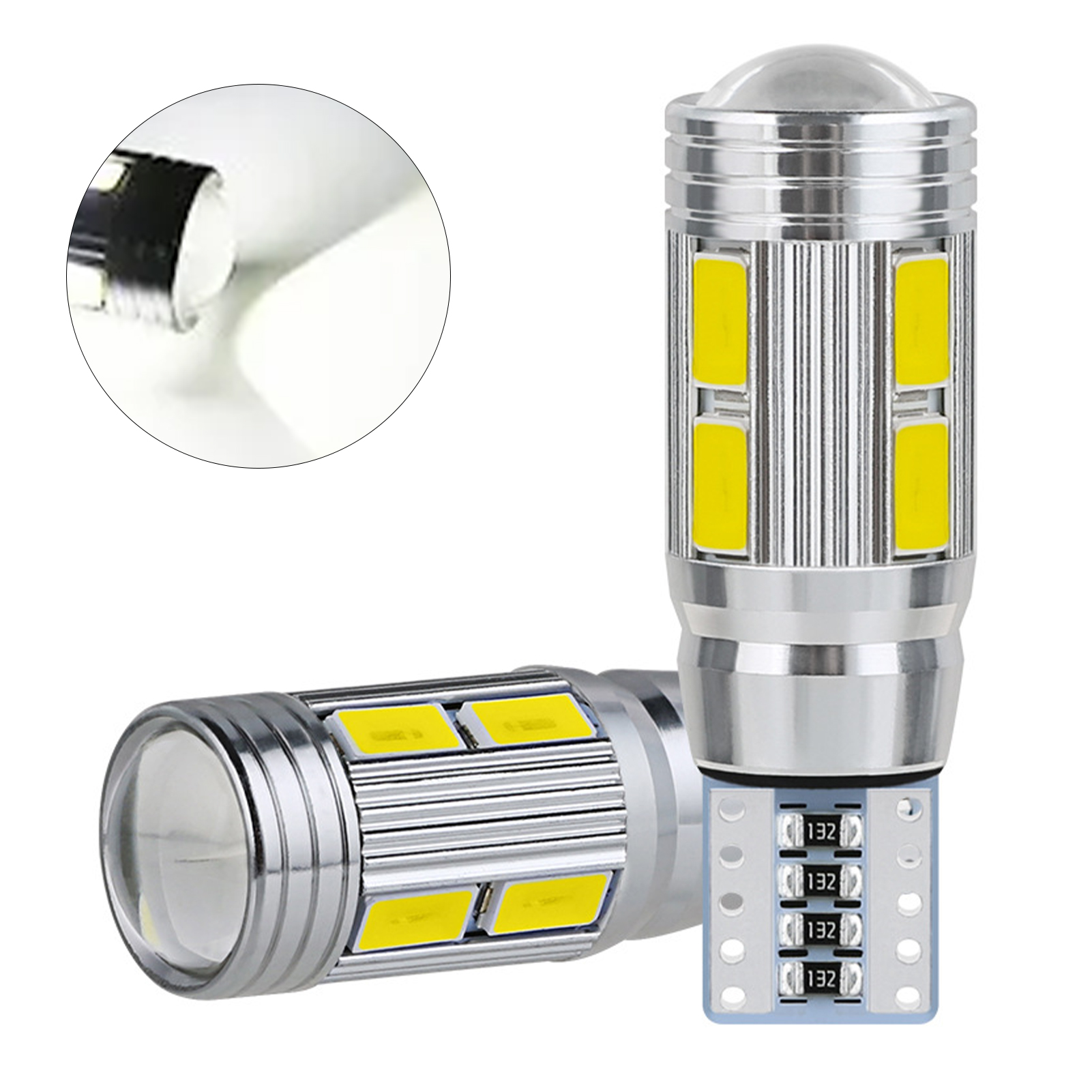 2x T10 5730 5630 10smd Superhelle Weiße Led-lampen Für Deckenleuchten, Kennzeichenbeleuchtung, Leselampen