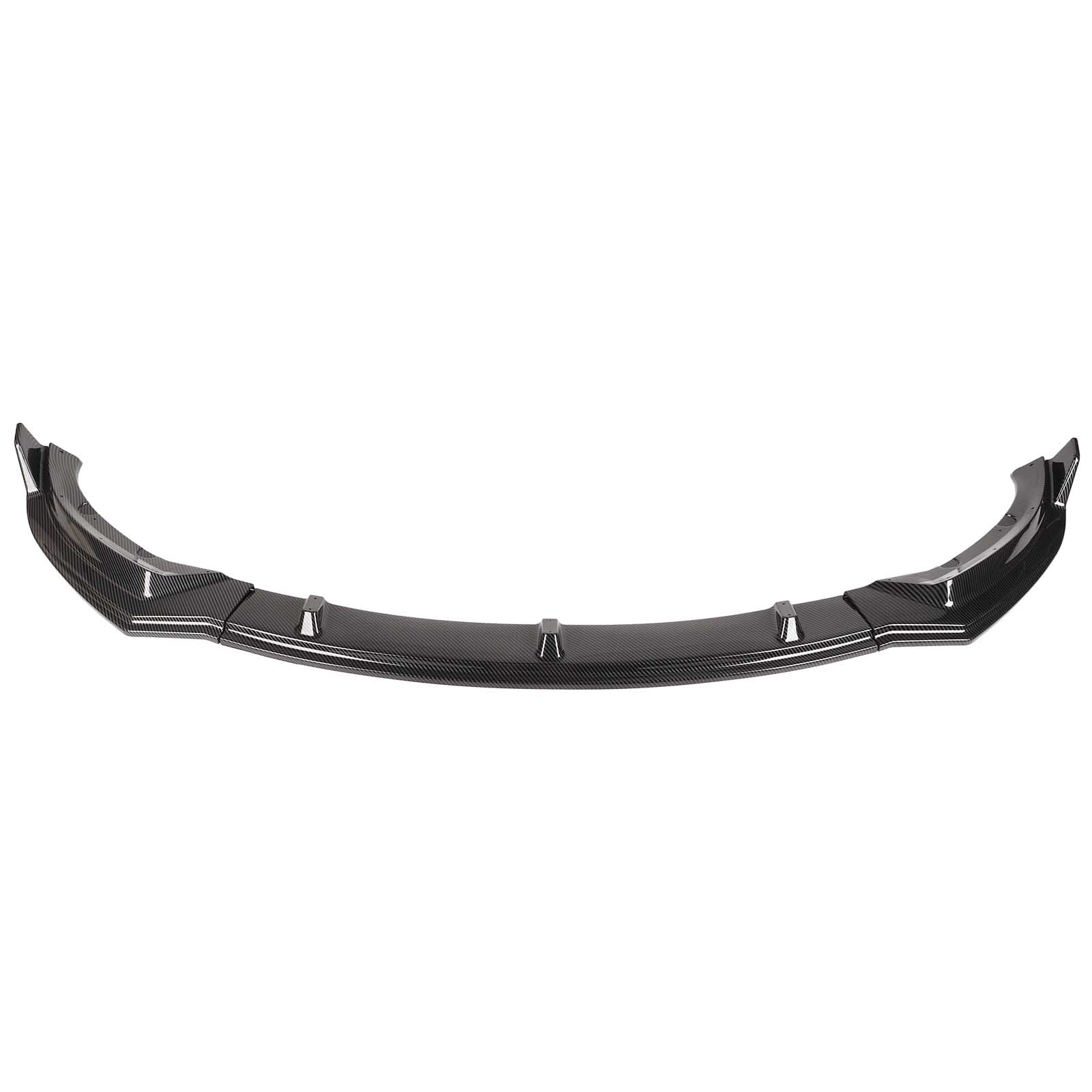 Frontstoßstangen-lippenspoiler-kit Aus Glänzender Kohlefaser Als Ersatz Für Tesla Model 3 (2018–2022)