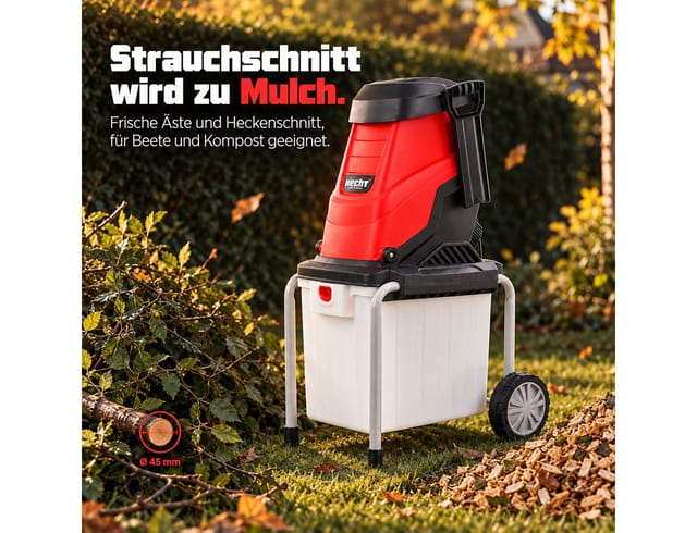 Hecht Elektro-holzhäcksler 630 Box, 3000 W