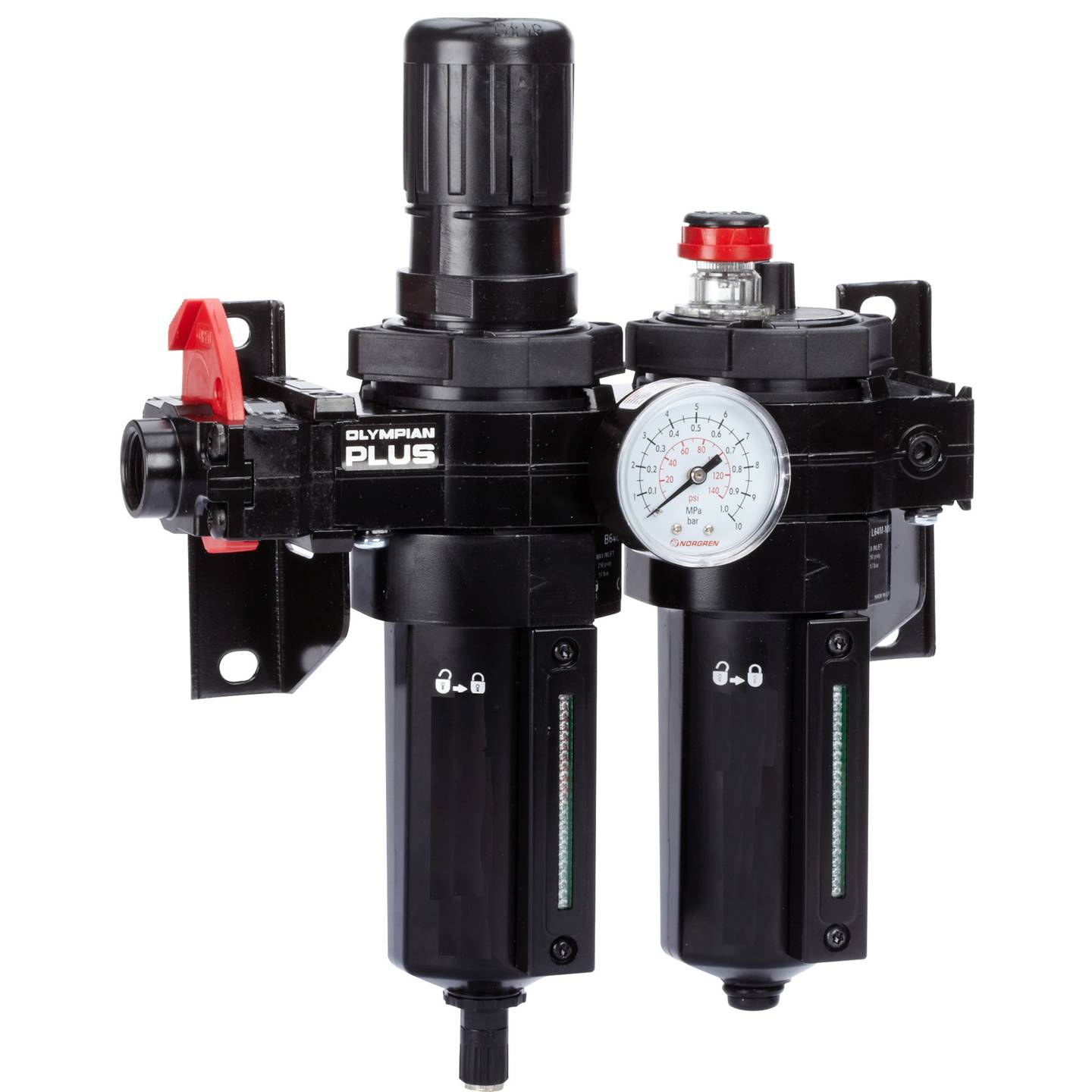 [gebraucht] B-ware Imi Norgren Wartungseinheit Bl64-425 Druckluft Kompressor 125x186x296mm G1/2