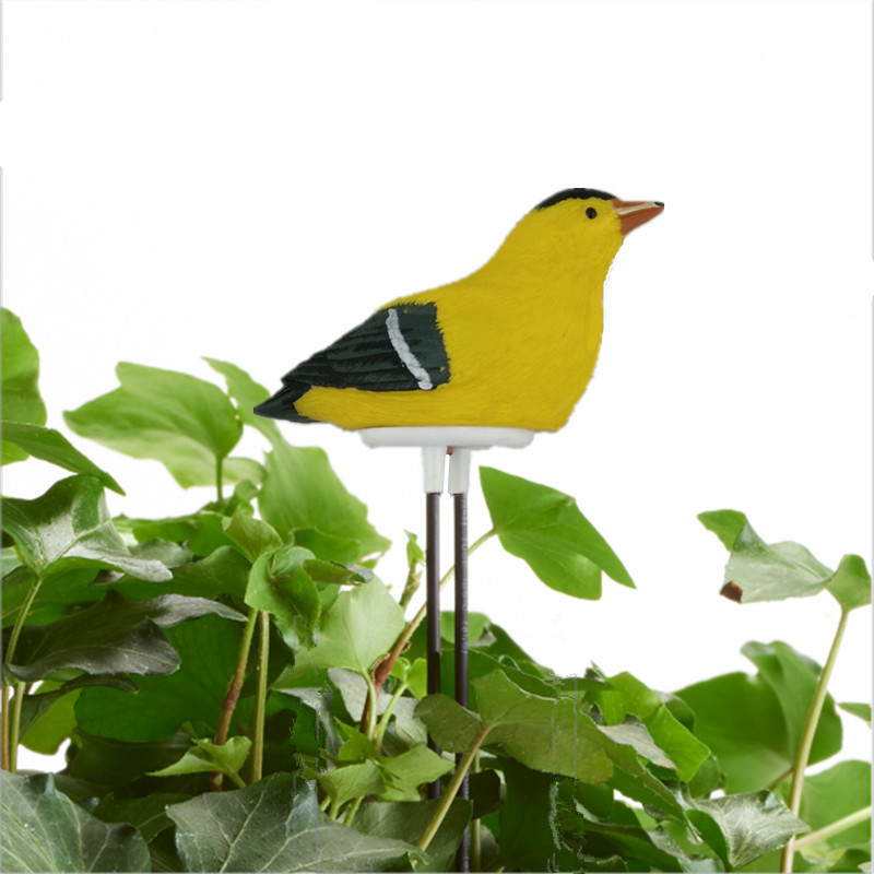 Mini-bodenfeuchtesensor, Ideal Für Topfpflanzen Und Blumen, Vogelförmig, 90 X 180 Mm, Gelb