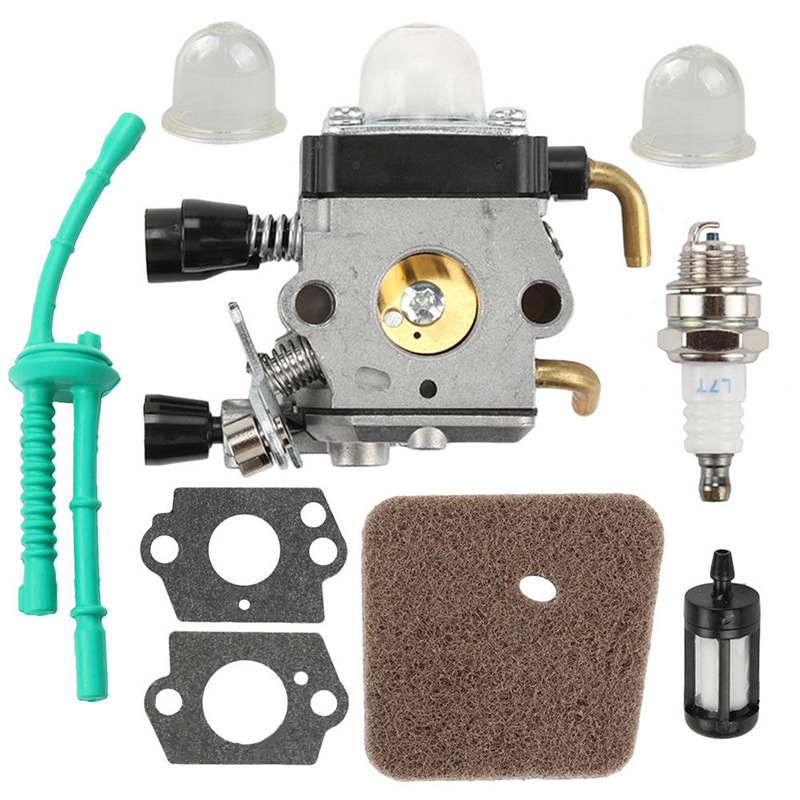 Vergaser-reparatursatz, Kompatibel Mit Stihl Fs38, Fs45, Fs46, Fs55, Km55 Motorteilen Und Zubehör, Ersetzt Den Vergaser-kraftstoffleitungssatz Und Den Luftfilter.