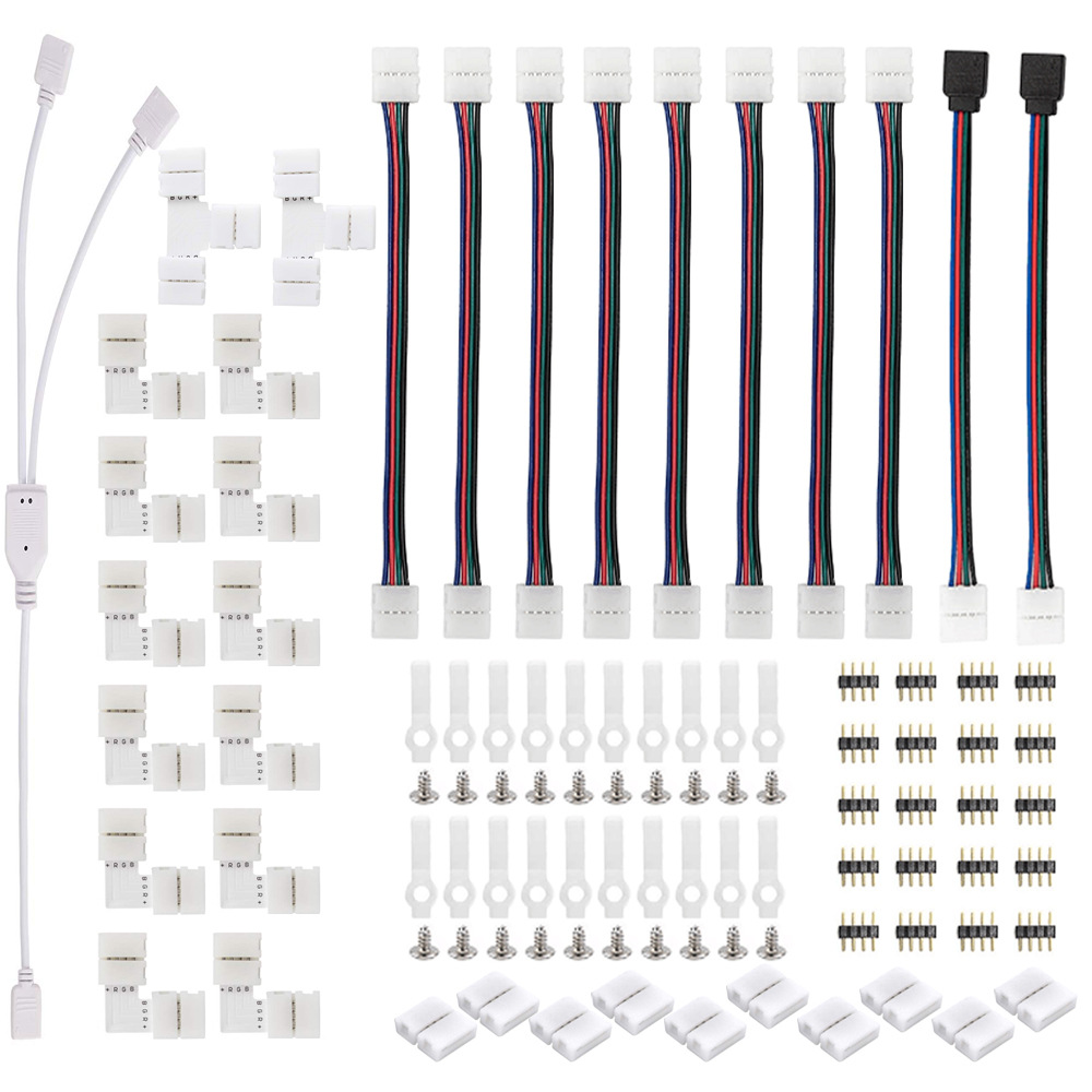 Zubehör Für Led-streifen (verbinder, Controller, Verstärker) Anschlussset Für 5050 4-pin-led-streifen