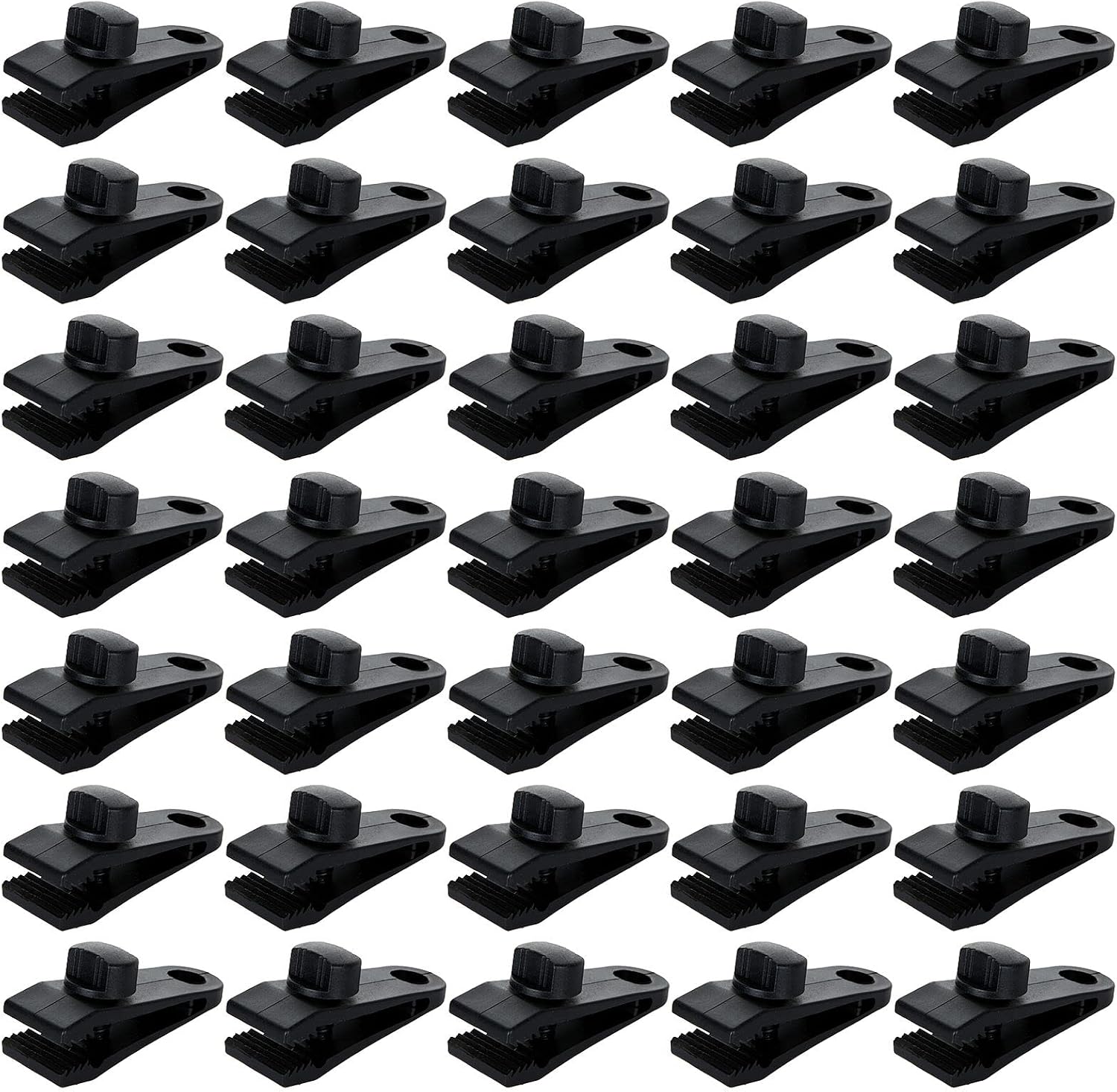 Packung Mit 30 Zeltplanenclips, Verriegelungsclips, Planenclips, Markisenclips, Befestigungsmaterial Für Campingplanen, Sonnensegel Und Poolabdeckungen