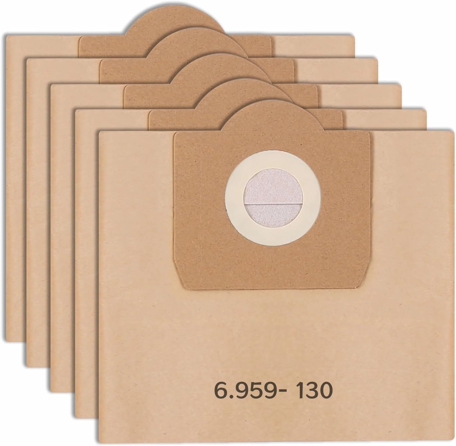 Ineasicer 5er-pack Beutel Für Kärcher Staubsauger, Gerade Beutel Für Kärcher Wd3/mv3/wd 3 Premium Staubsauger, Ersatz-papierfilterbeutel 6.959-130.0 A2201/2204/2504/2554/2251/2604, Se 4001 4002