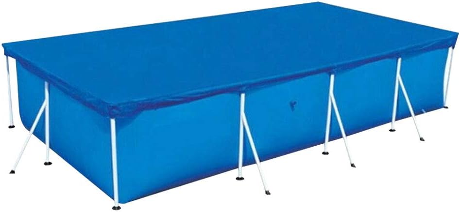Ineasicer Schutzhülle Für Rechteckige Röhrenpools, Poolabdeckung, Luftpolsterabdeckung Für Röhrenpools, Regenschutz - Blau (400 X 210 Cm)