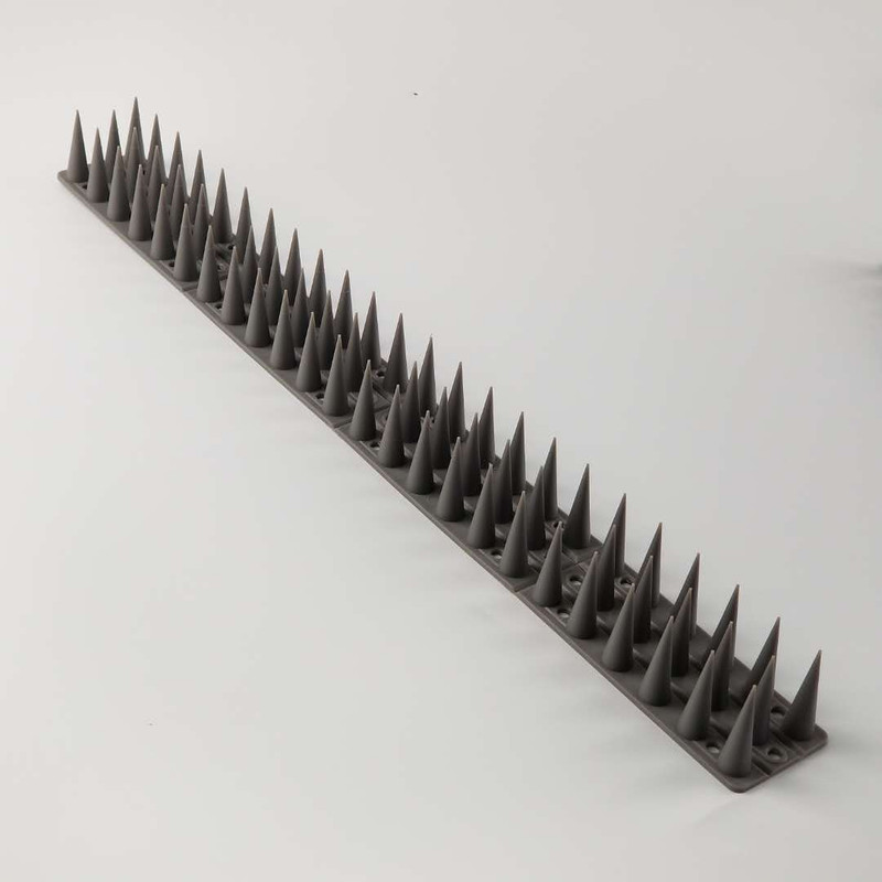 Taubenabwehrspitzen, 5,4 Meter, Für Balkone, Kunststoffabwehrmittel Gegen Tauben, Katzen Und Spatzen, Fensterspitzen, Tierfreundlich (12 Graue Stück)