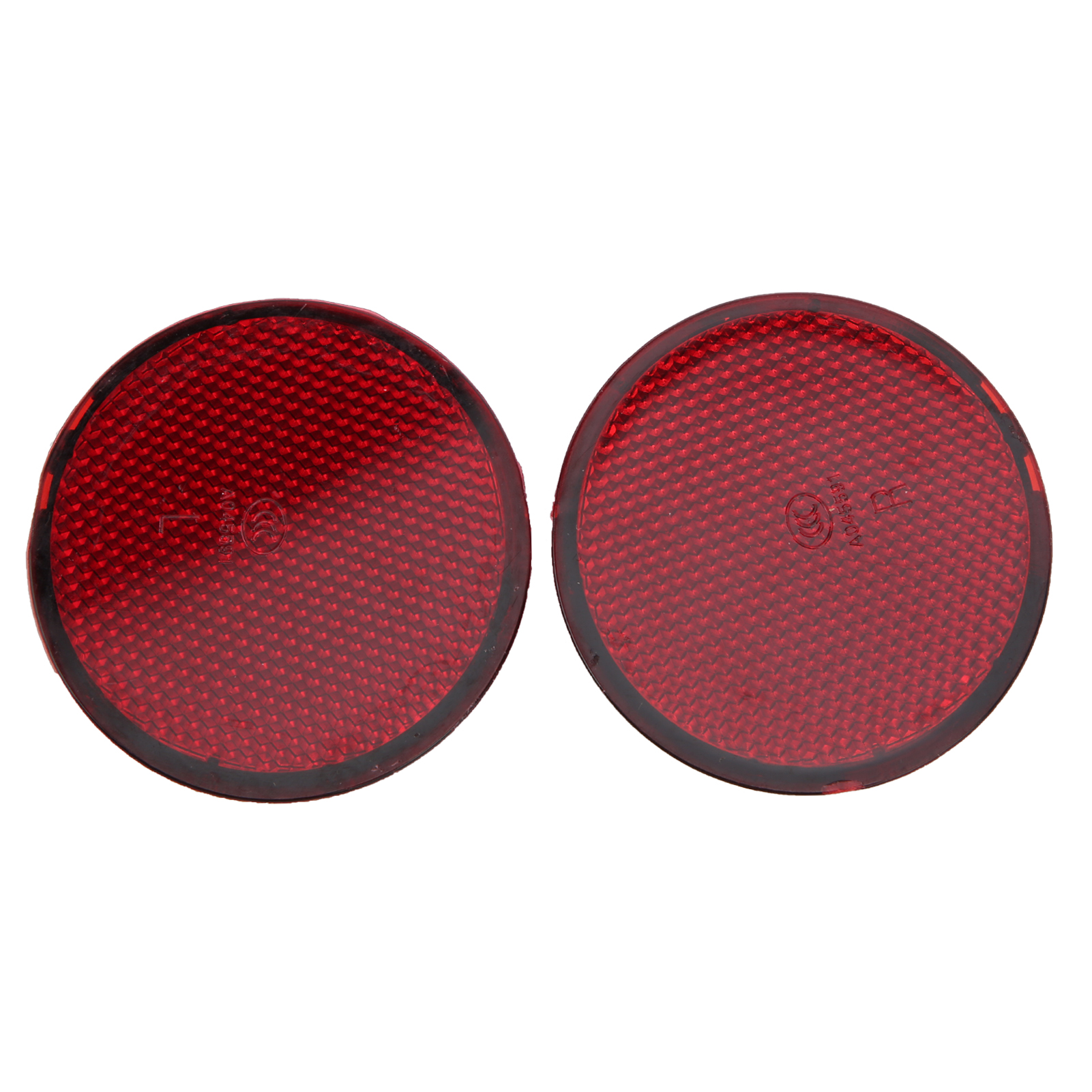 Satz Mit 2 Runden Roten Reflektoren Für Die Hintere Stoßstange Des Nissan Qashqai (2007–2015)