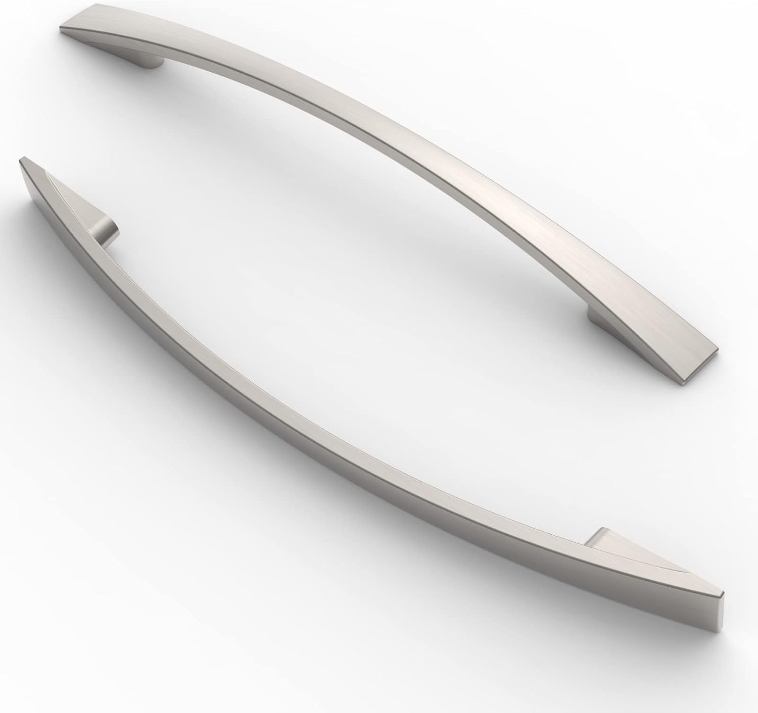Möbelgriffe, 10er-set, 160 Mm Lochabstand, Möbelgriffe, Schrankgriffe, Küchengriffe, Schubladengriffe, Gebürstetes Nickel