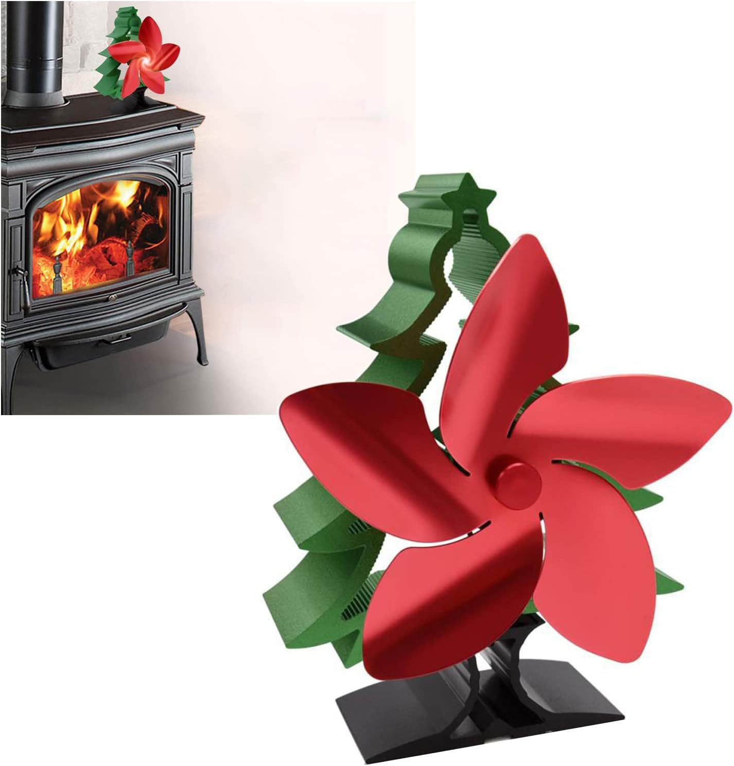 Focus Accessories Weihnachtsbaumventilator Und Kamin – 17,5 Cm X 12,5 Cm X 23 Cm