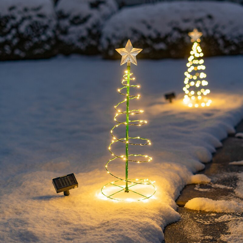Weihnachtsbeleuchtung, Solarbetriebener Künstlicher Weihnachtsbaum, Solarbetriebener Weihnachtsbaumschmuck Für Den Außenbereich, Solarbetriebene Gartenbeleuchtung, Solarbetriebene Lichterketten Für De