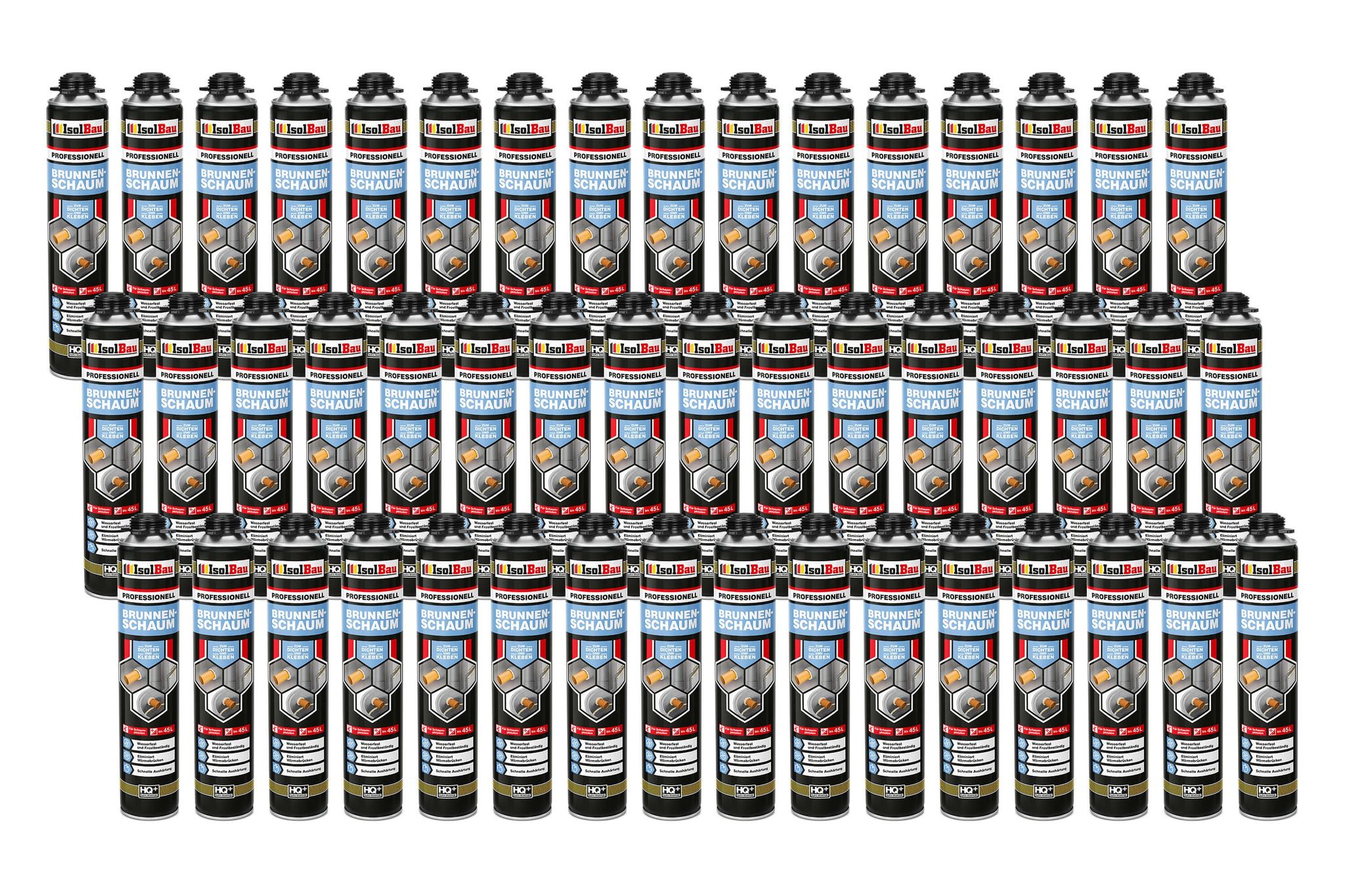 Brunnenschaum 48 X 750ml Bauschaum Montageschaum Pistolenschaum Isolbau