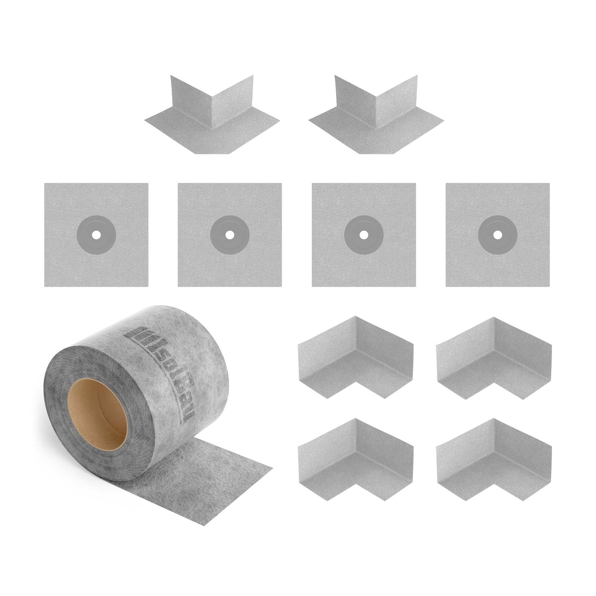 Isolbau Dichtset Bandset Dichtband 20m Bad Innenecke Dusche Dichtmanschetten