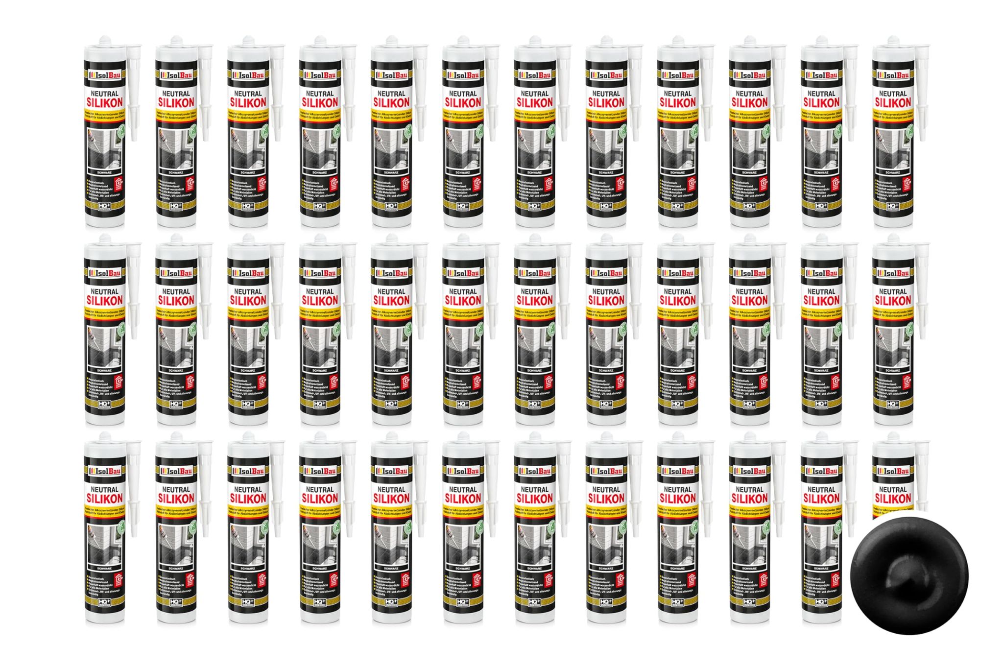 Neutralsilikon Naturstein Silikon Marmor Sanitär Inn/auß 36 X 300ml Schwarz