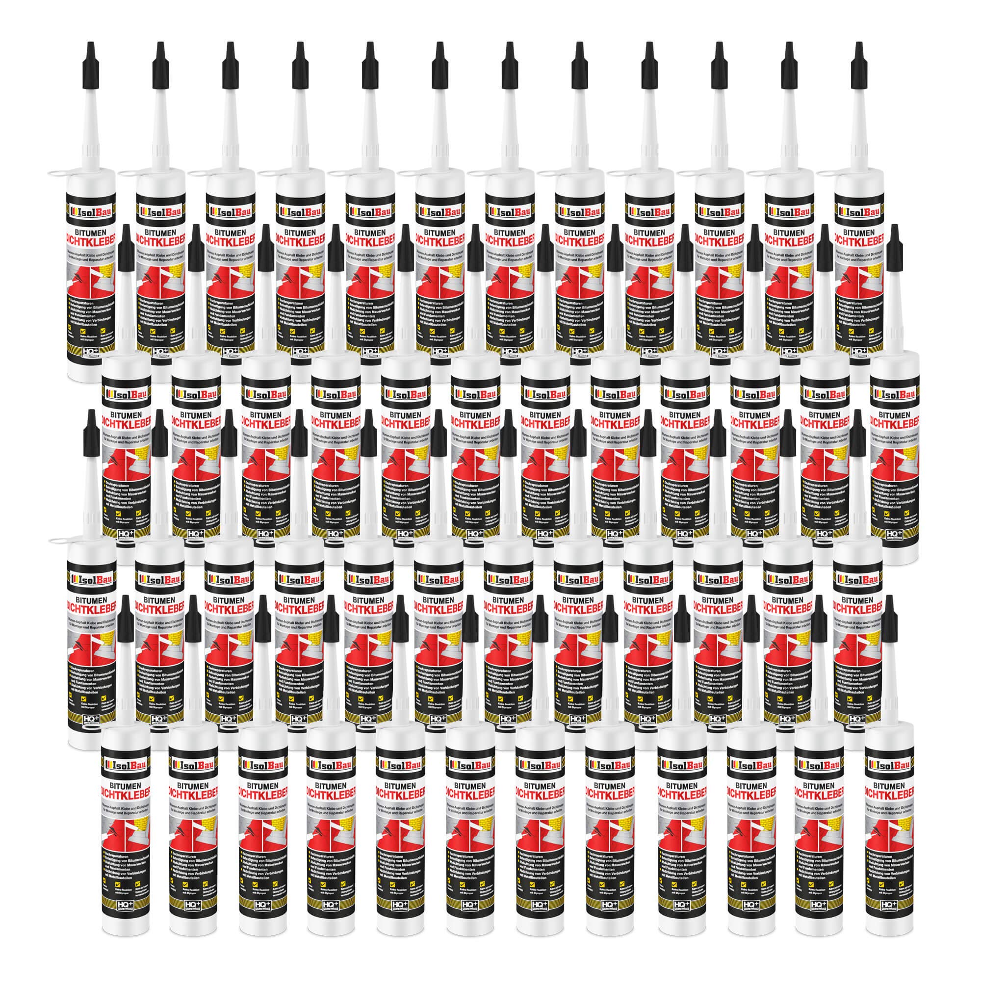 Bitumenkleber 48 X 310 Ml Dichtstoff Dachdicht Bitumen Dichtmasse Schindelkleber