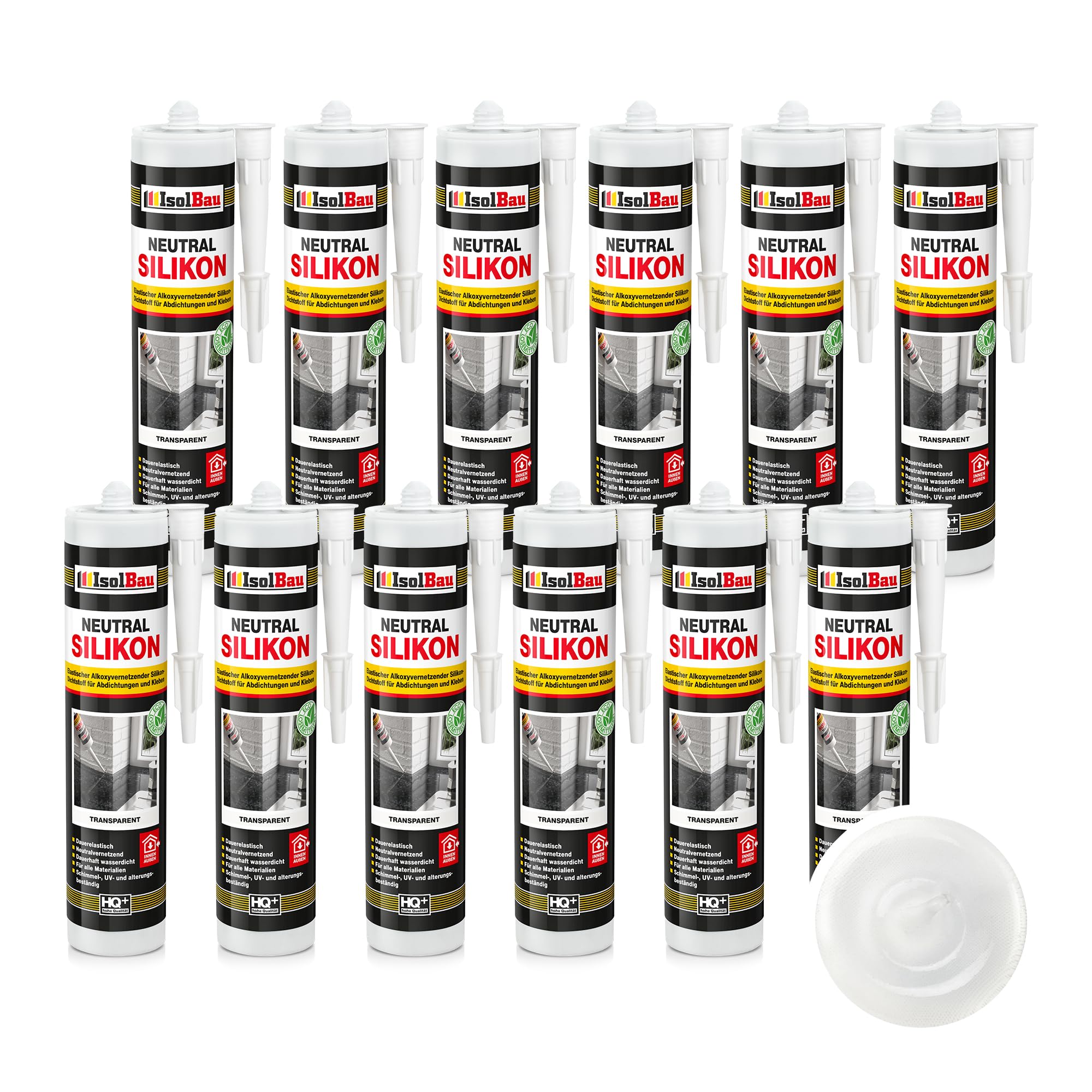 Neutralsilikon Naturstein Silikon Marmor Sanitär Inn/auß 12 X 300ml Transparent