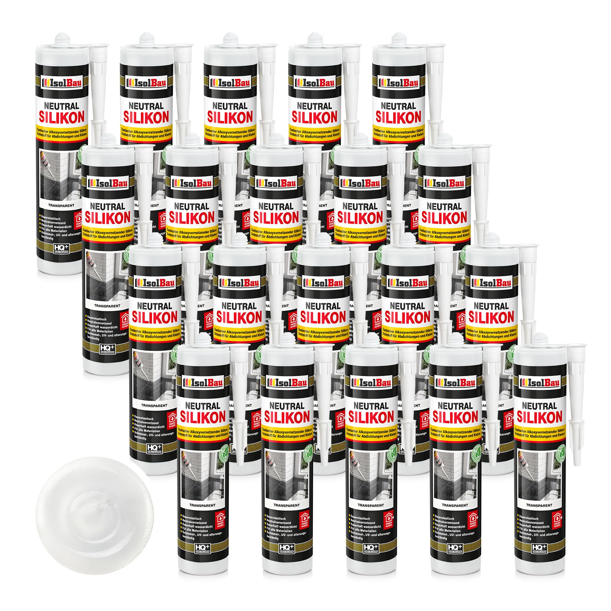 Neutralsilikon Naturstein Silikon Marmor Sanitär Inn/auß 20 X 300ml Transparent