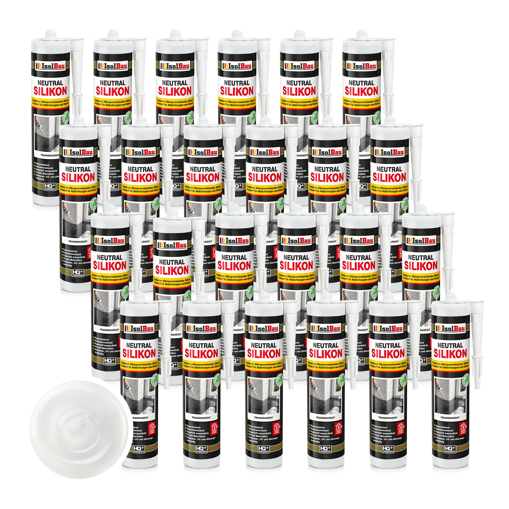 Neutralsilikon Naturstein Silikon Marmor Sanitär Inn/auß 24 X 300ml Transparent