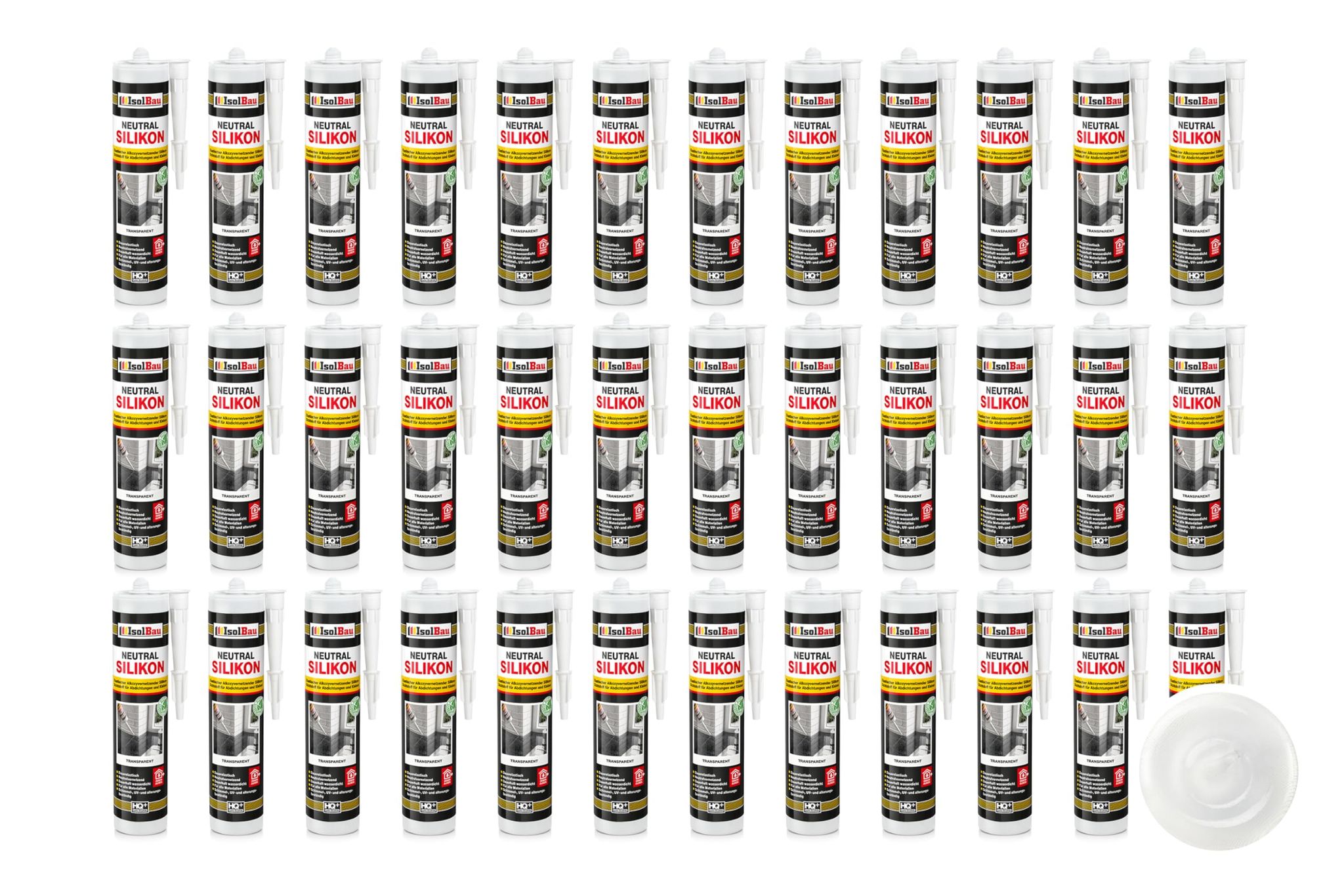 Neutralsilikon Naturstein Silikon Sanitär Marmor Inn/auß 36 X 300ml Transparent