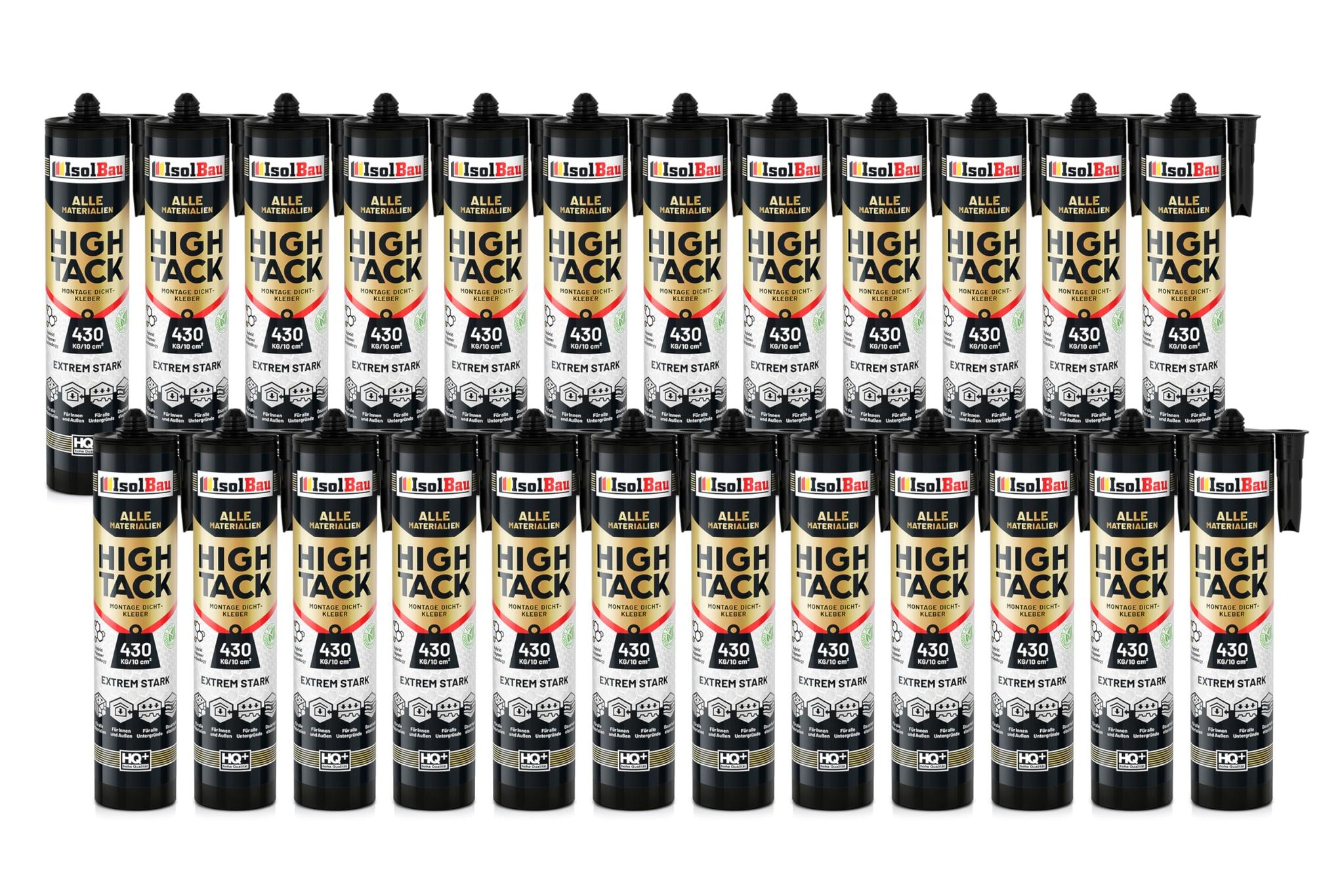 Montagekleber High Tack Baukleber 24x 530g Dichstoff Hybrid Polymer 430kg/10cm²