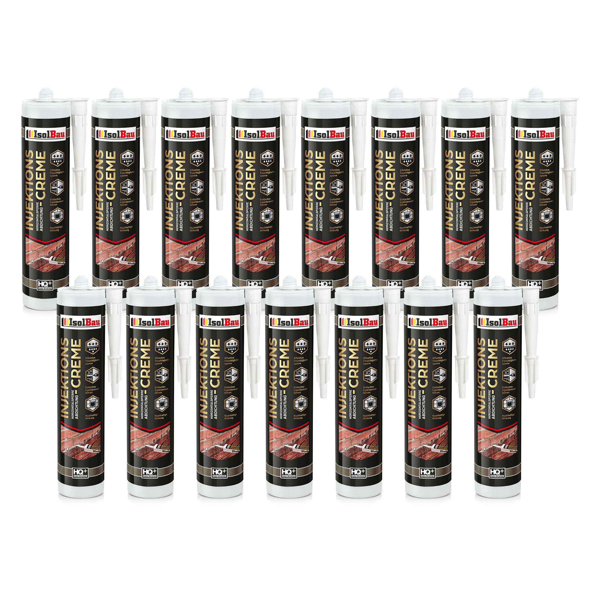 Injektionscreme Horizontalsperre 15 X 280ml Isolbau Horizontalabdichtung