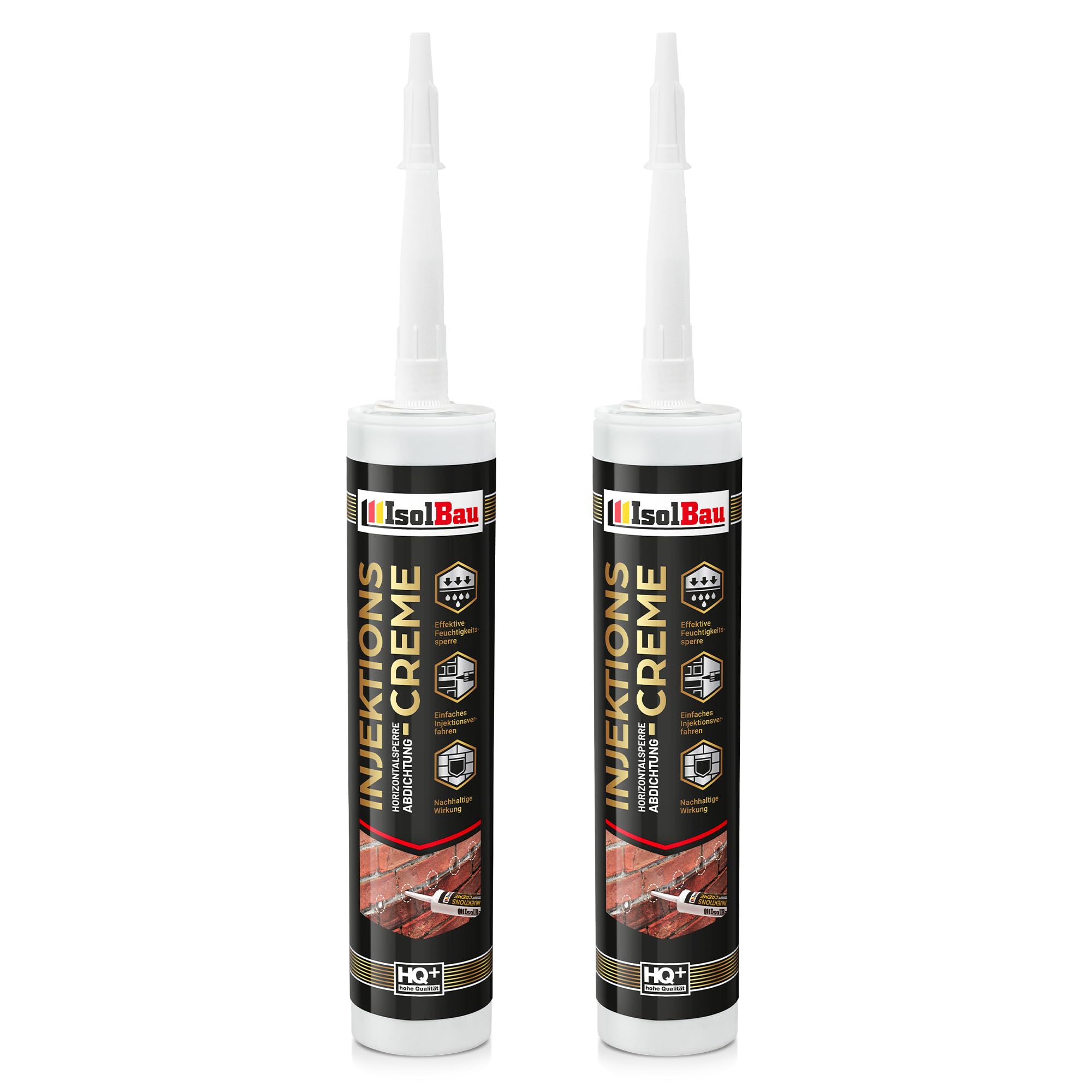 Injektionscreme Horizontalsperre 2 X 280ml Isolbau Horizontalabdichtung