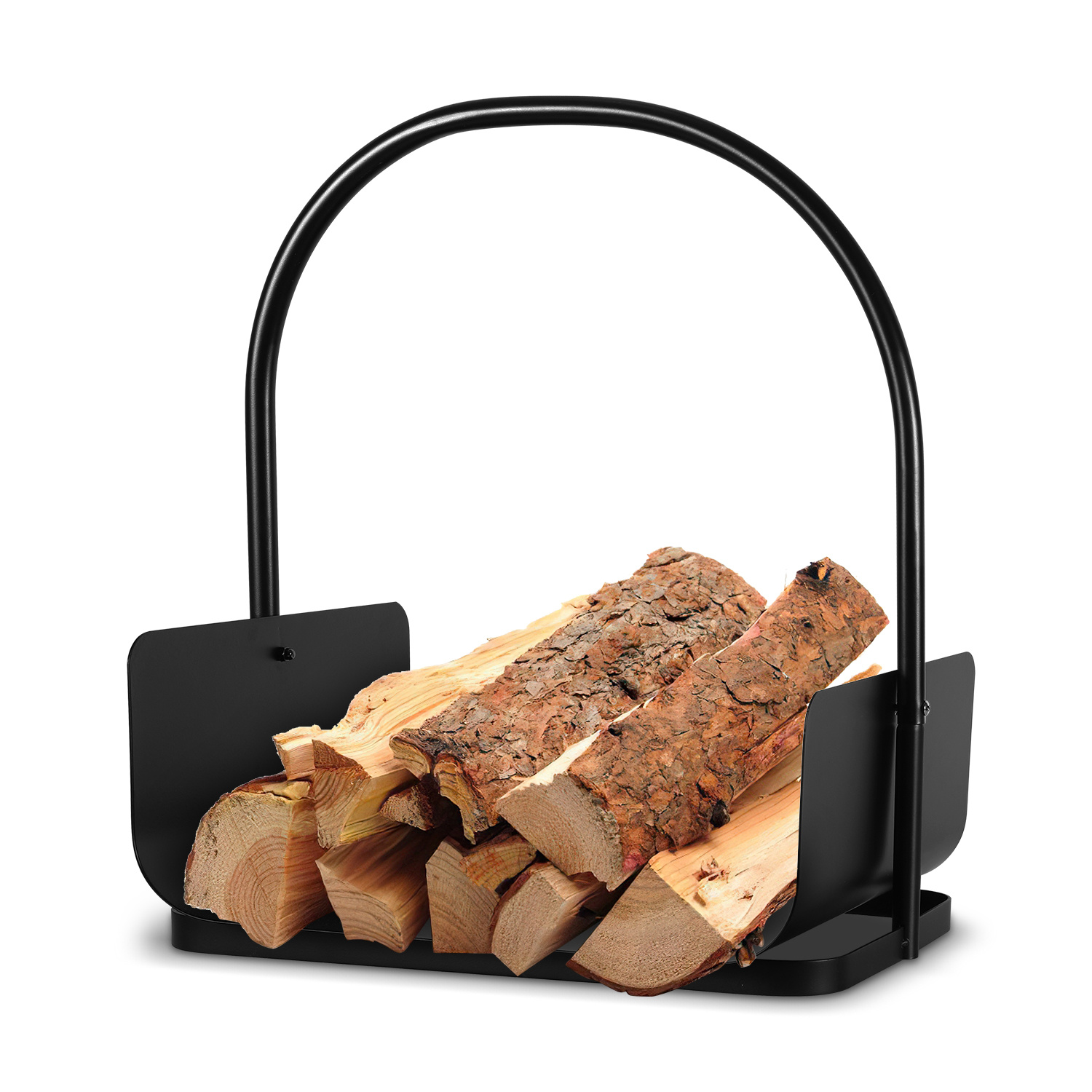 Jiubiaz Kaminholzregal Brennholzregal Firewood Rack Feuerholzregal Kaminholzständer Stapelhilfe