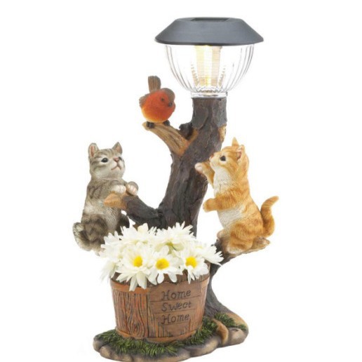 Jssevn - Solar-gartenleuchten, Wasserdichte Led-rasenleuchten, Dekoration Für Hunde, Katzen Und Kaninchen