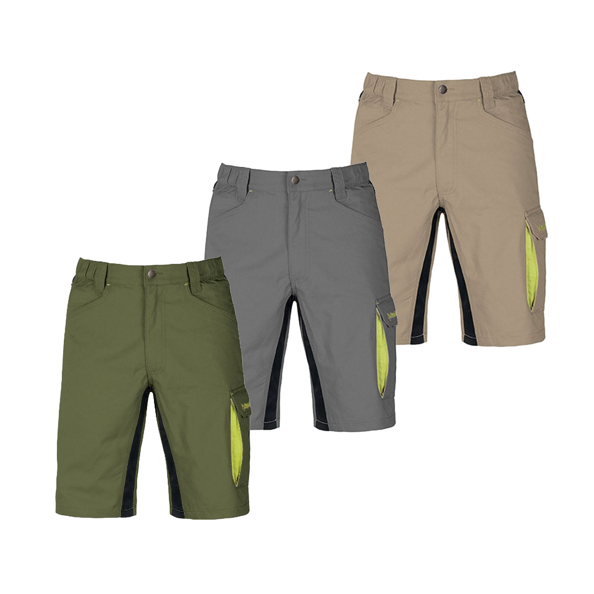 Kapriol Kavir Shorts Arbeitsshorts - Xxl - Verde