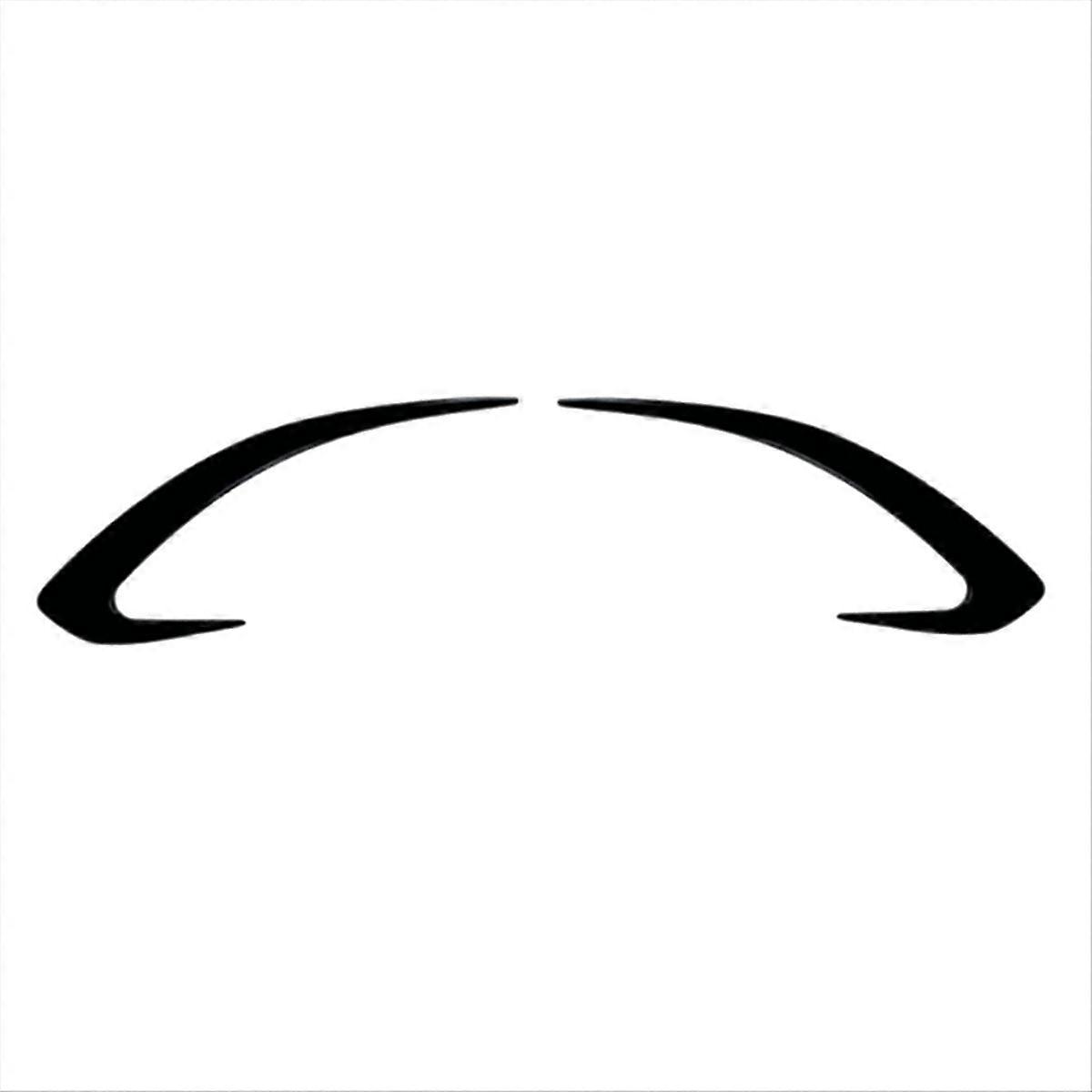 Heckspoiler-trennwand Für Autostoßstange, Glänzend Schwarz.