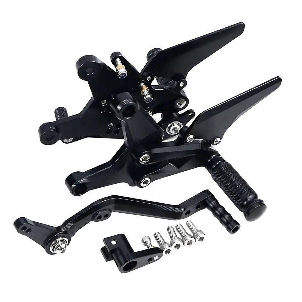 Hochleistungs-rennpedale, Modifizierte Pedale, Verstellbare Komponenten Für Das Motorrad Zhang Xue Zx500rr, Schwarz.
