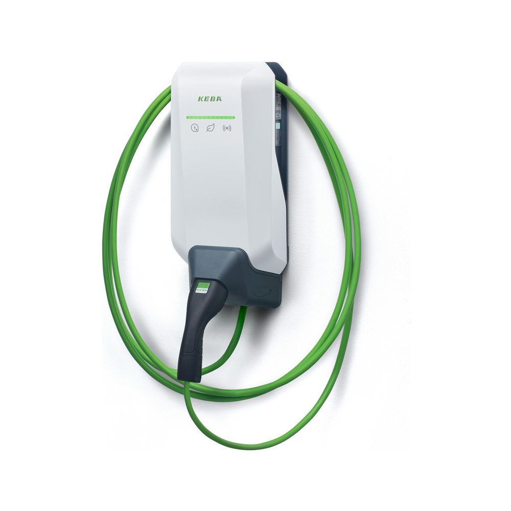 Keba Wallbox Kecontact P40 11kw, 6m Kabel, Rfid, Mid, Wlan, Kunststoff, Weiß