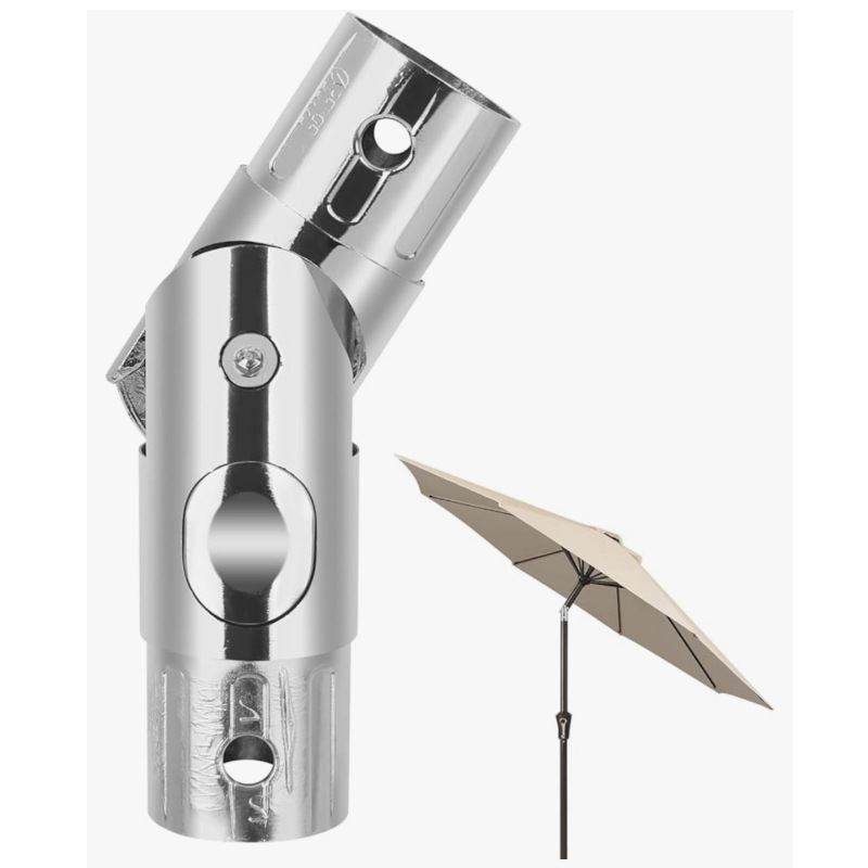 Neigungswinkel-verbinder Für Garten-sonnenschirm, 2 Stück – Universelles Drehgelenk Für Angel- Und Außensonnenschirme, Robustes Reparaturzubehör-lsw