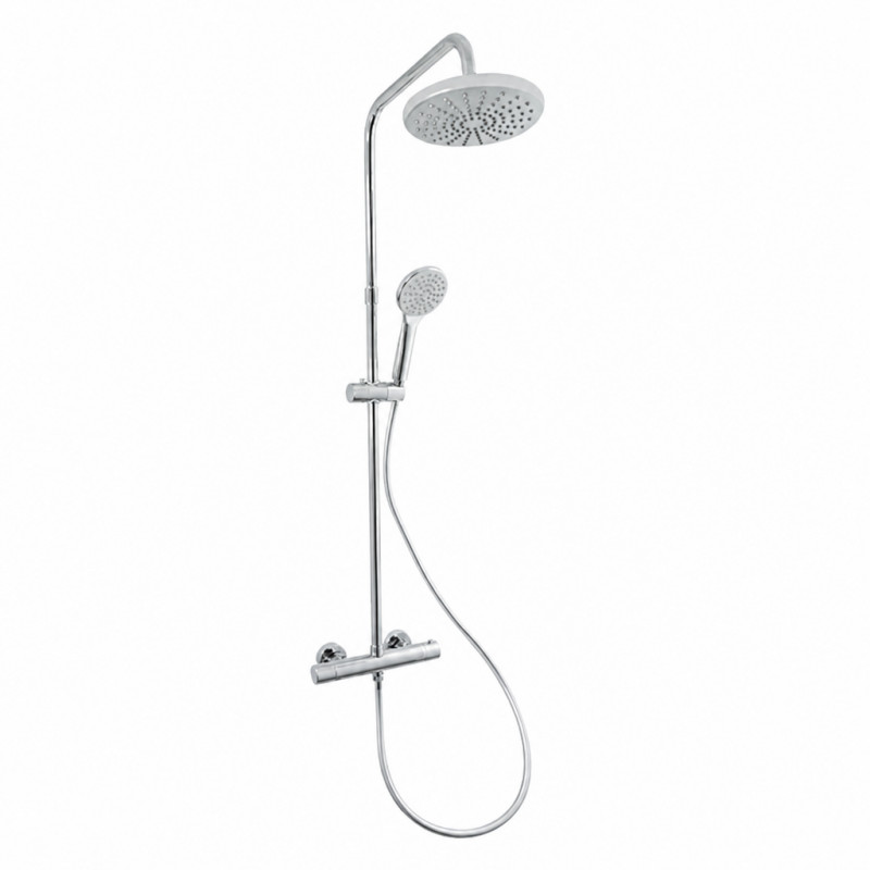 Thermostatmischer Duschsäule Kramer Eco Verchromt
