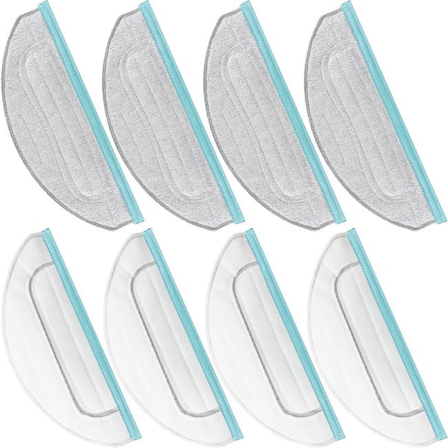 8-teiliges Ersatz-wischmopp-set Für Yeedi Cc/cube Saugroboter, Waschbar Und Wiederverwendbar