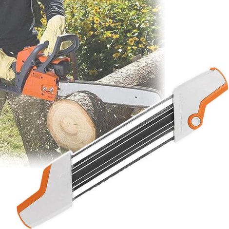 Benutzerfreundlicher 2-in-1-metall-kettensägenschärfer, 4,0-mm-kettensägenschärfer, Hochtemperaturgehärtete/bruchfeste Zähne